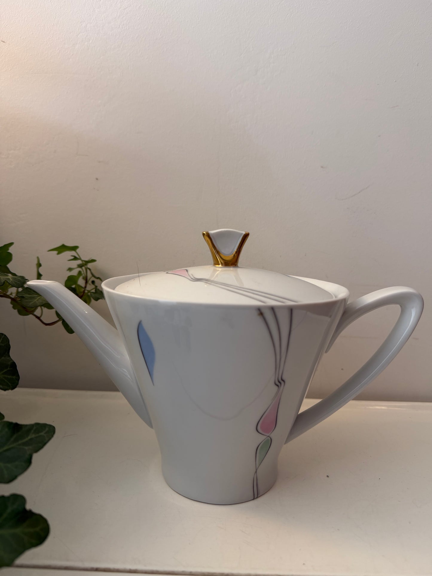 Porseleinen theepot koffiekan