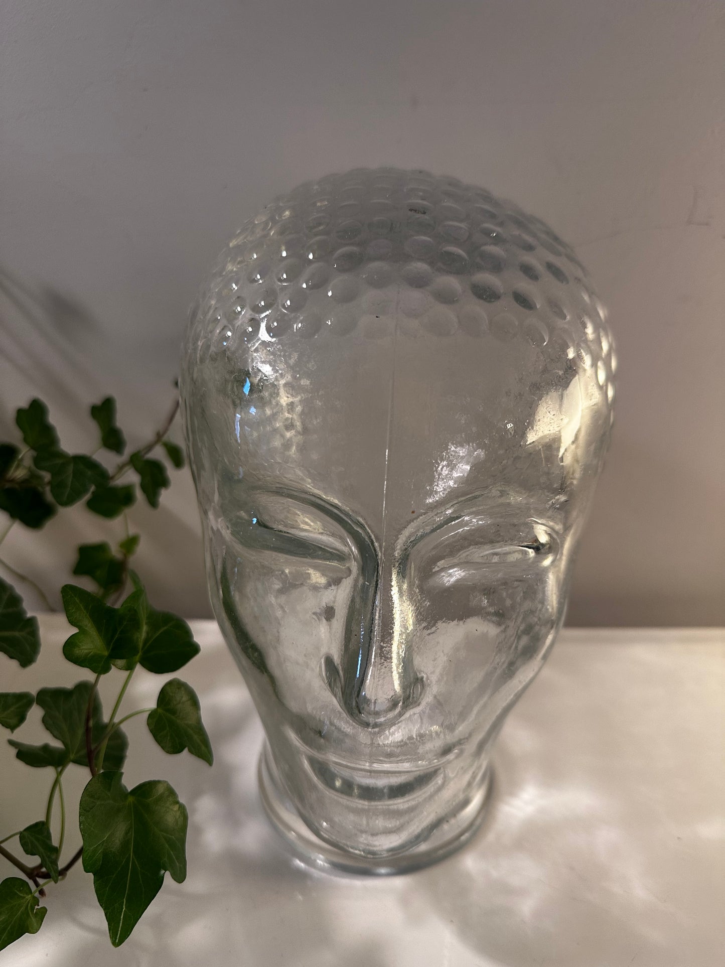 Vintage glazen hoofd