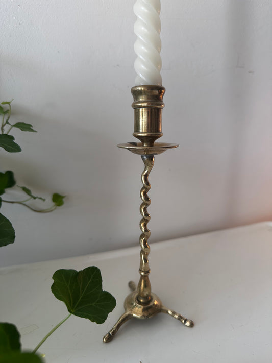 Vintage messing kandelaar
