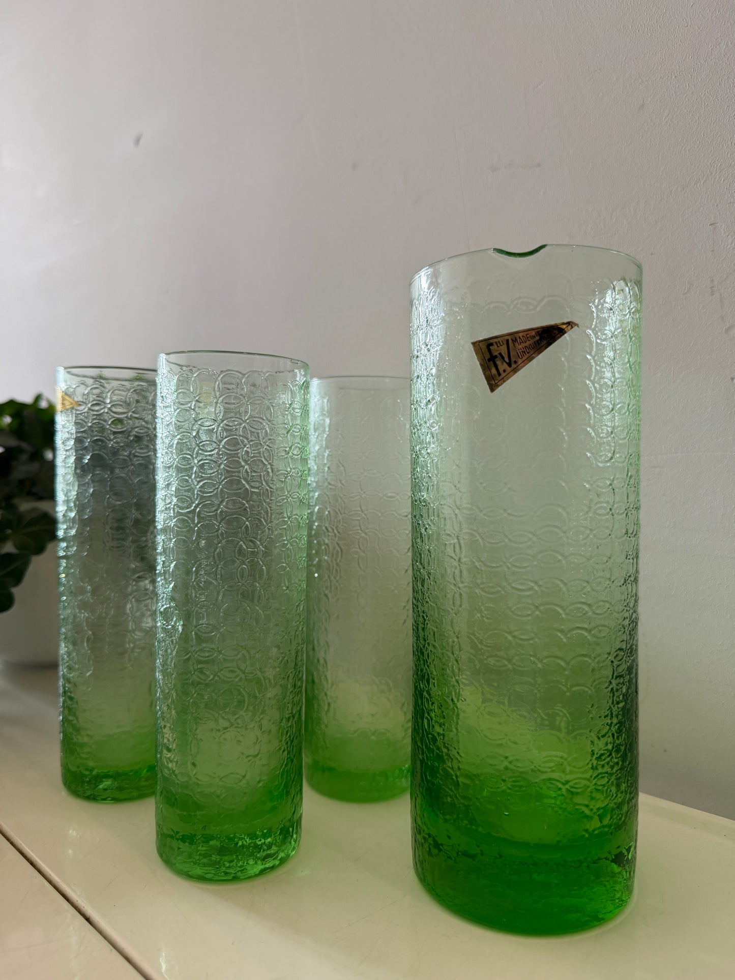 Fidenza Vetraria Karaf en glazenset