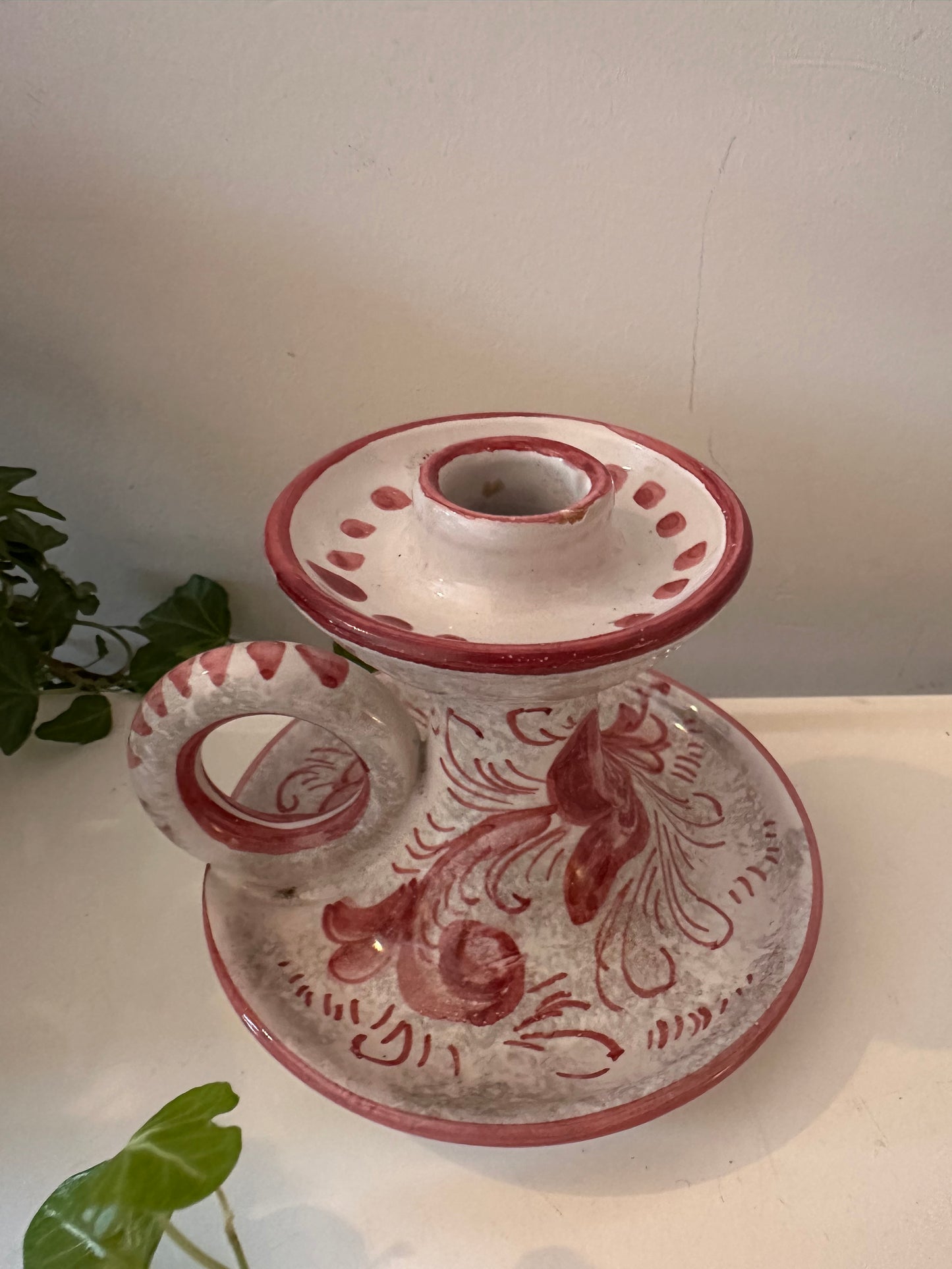 Italiaans keramieken kandelaar