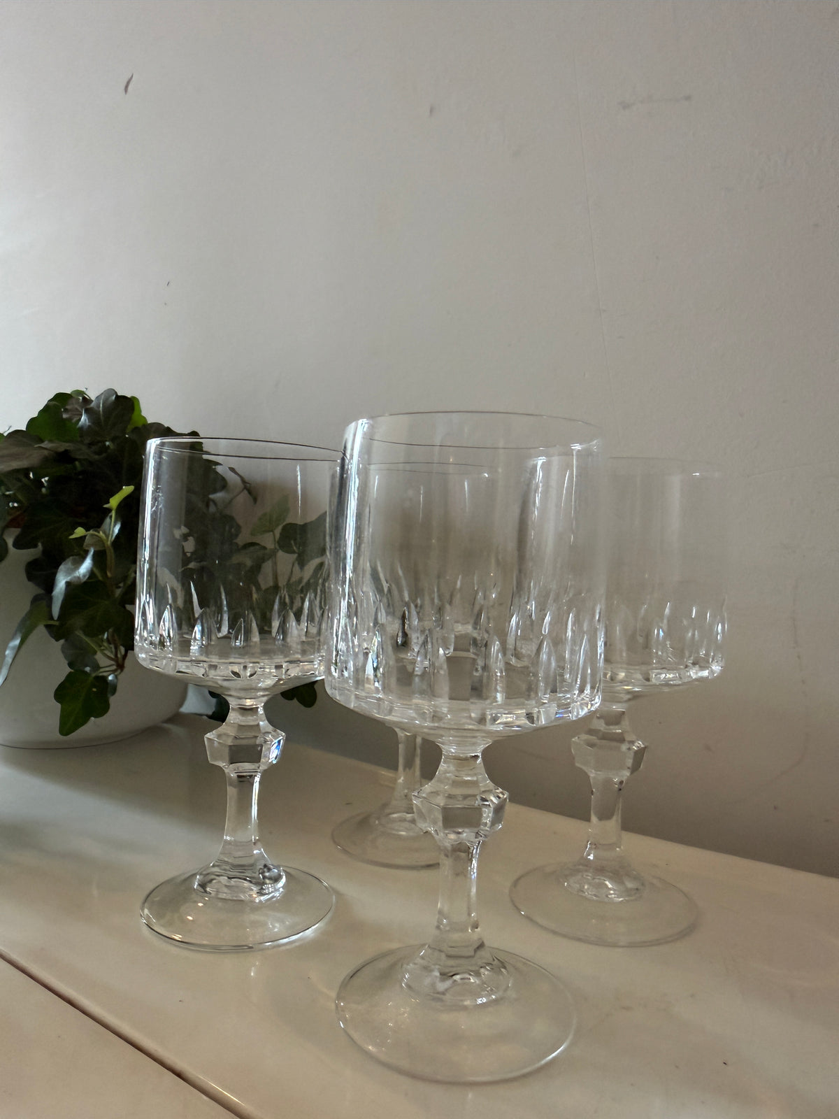 Set van 4 Cristal D’argue wijnglazen