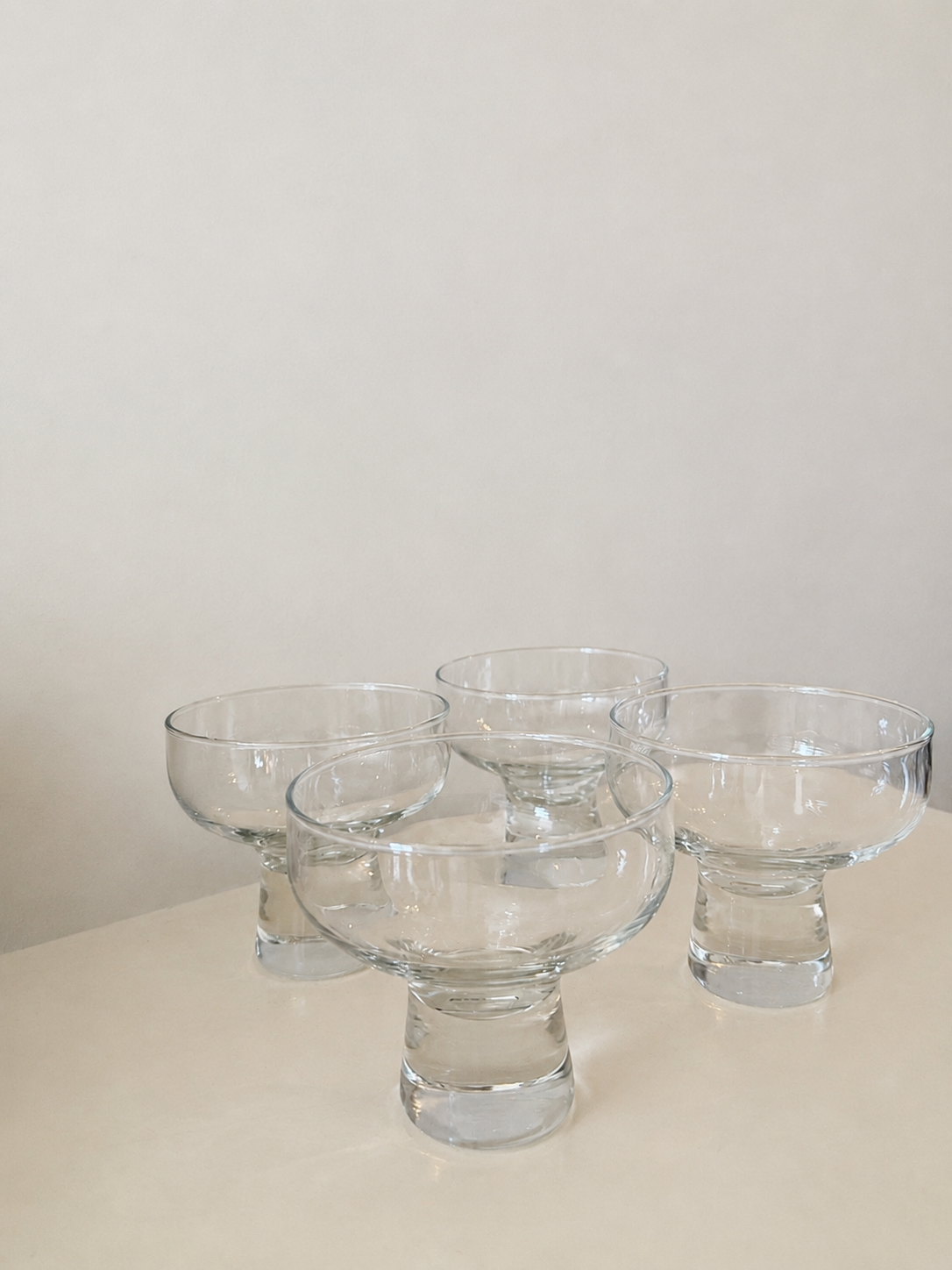 Vintage kristallen coupes jaren 70