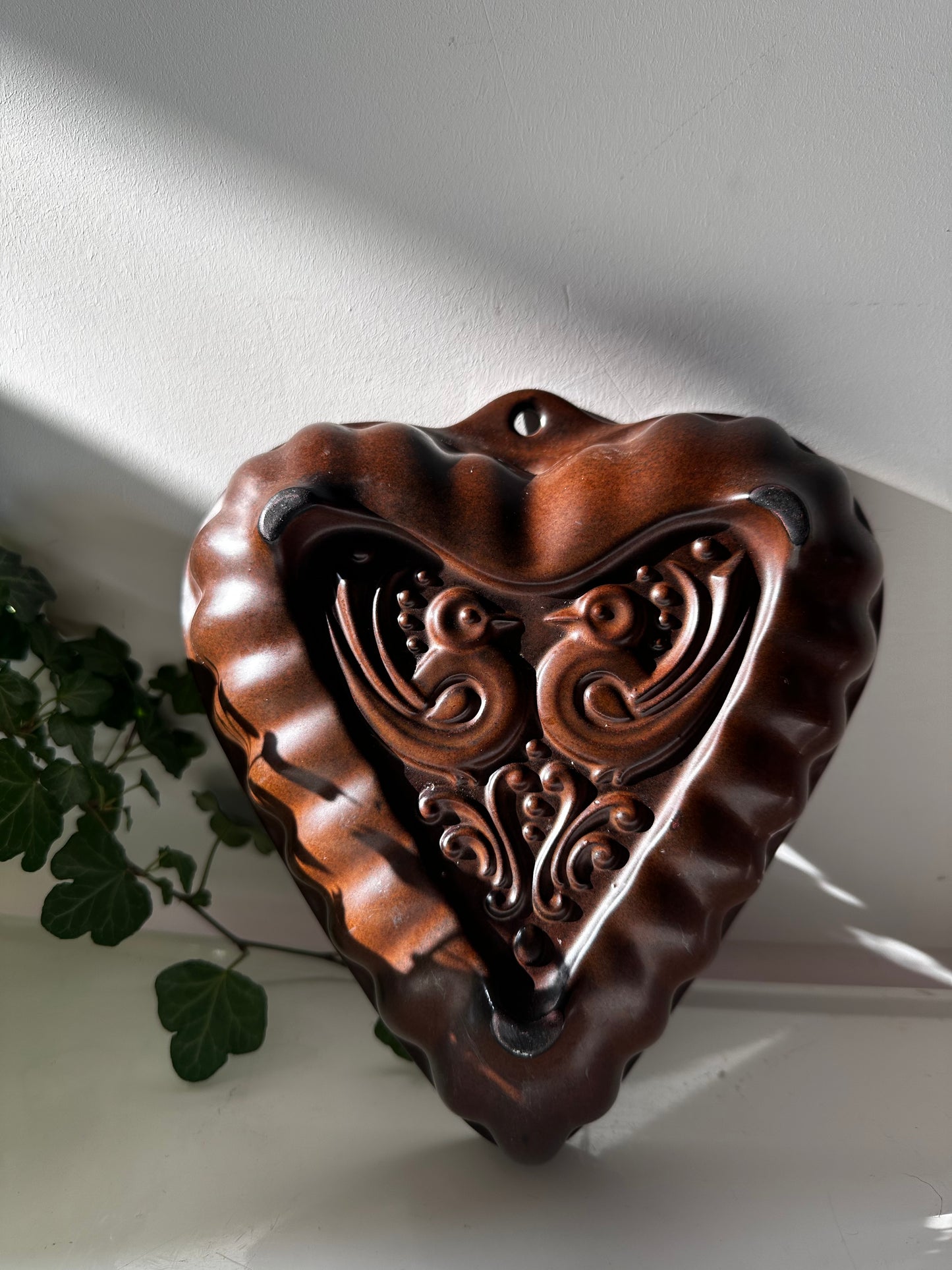 Hartvormige keramieken vintage