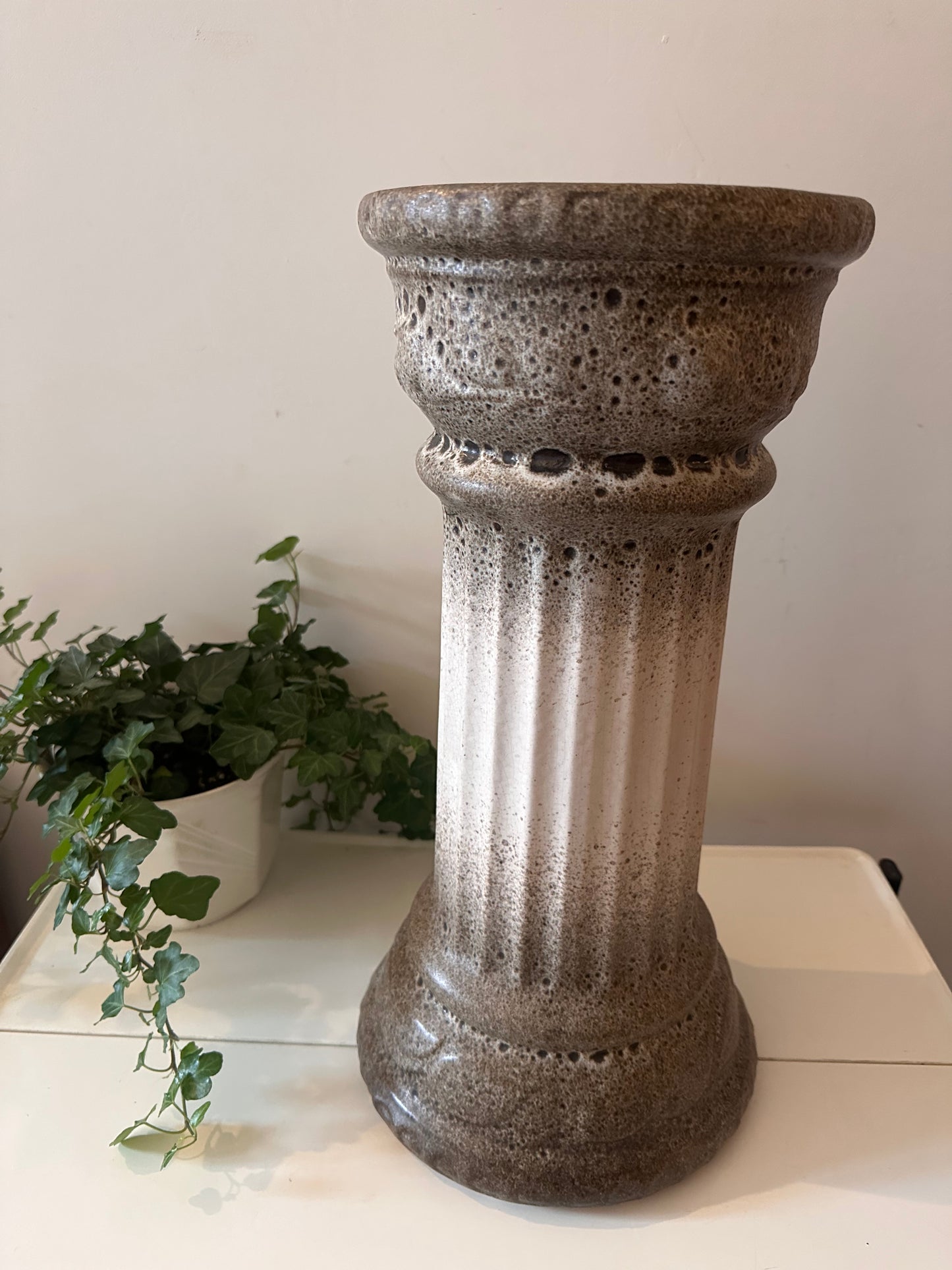 West Germany Fat Lava plantenzuil