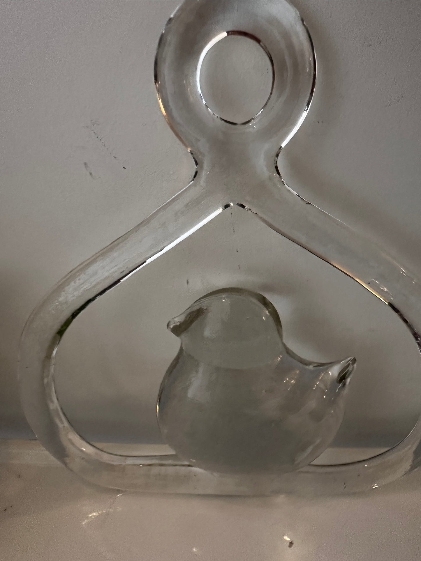 Kosta Boda glazen muur/raam hanger decoratie