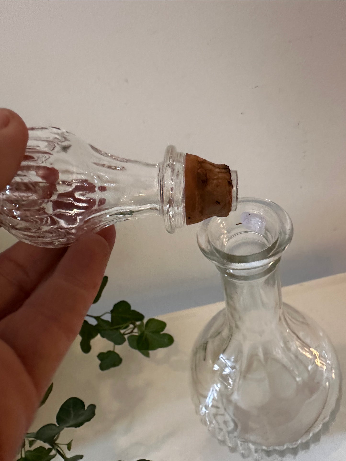 Glazen vintage karaf