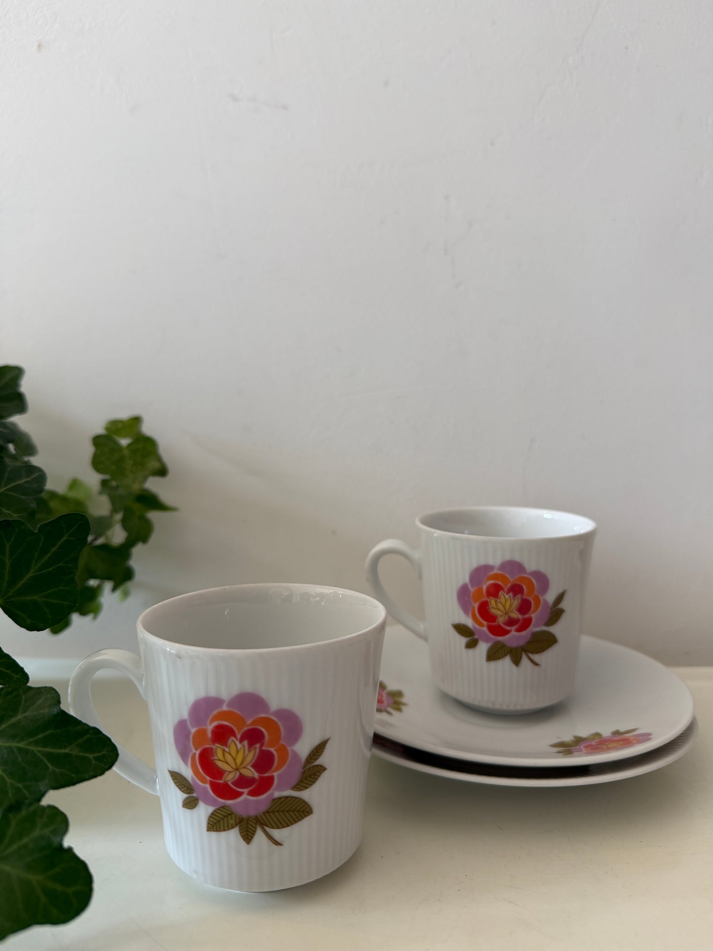 Set van 2 kop en schotels Winterling