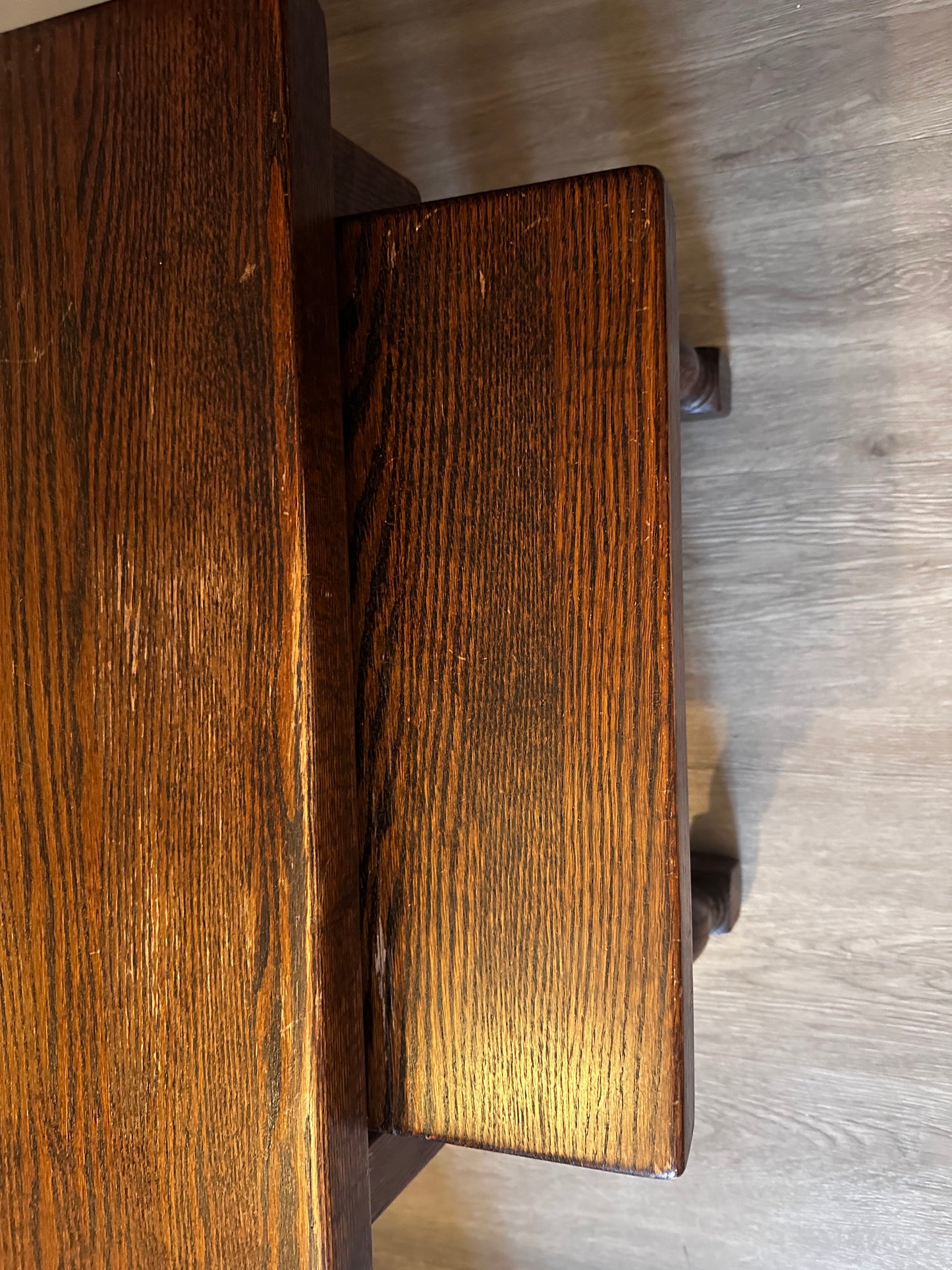 Brutalist nesting tables vintage