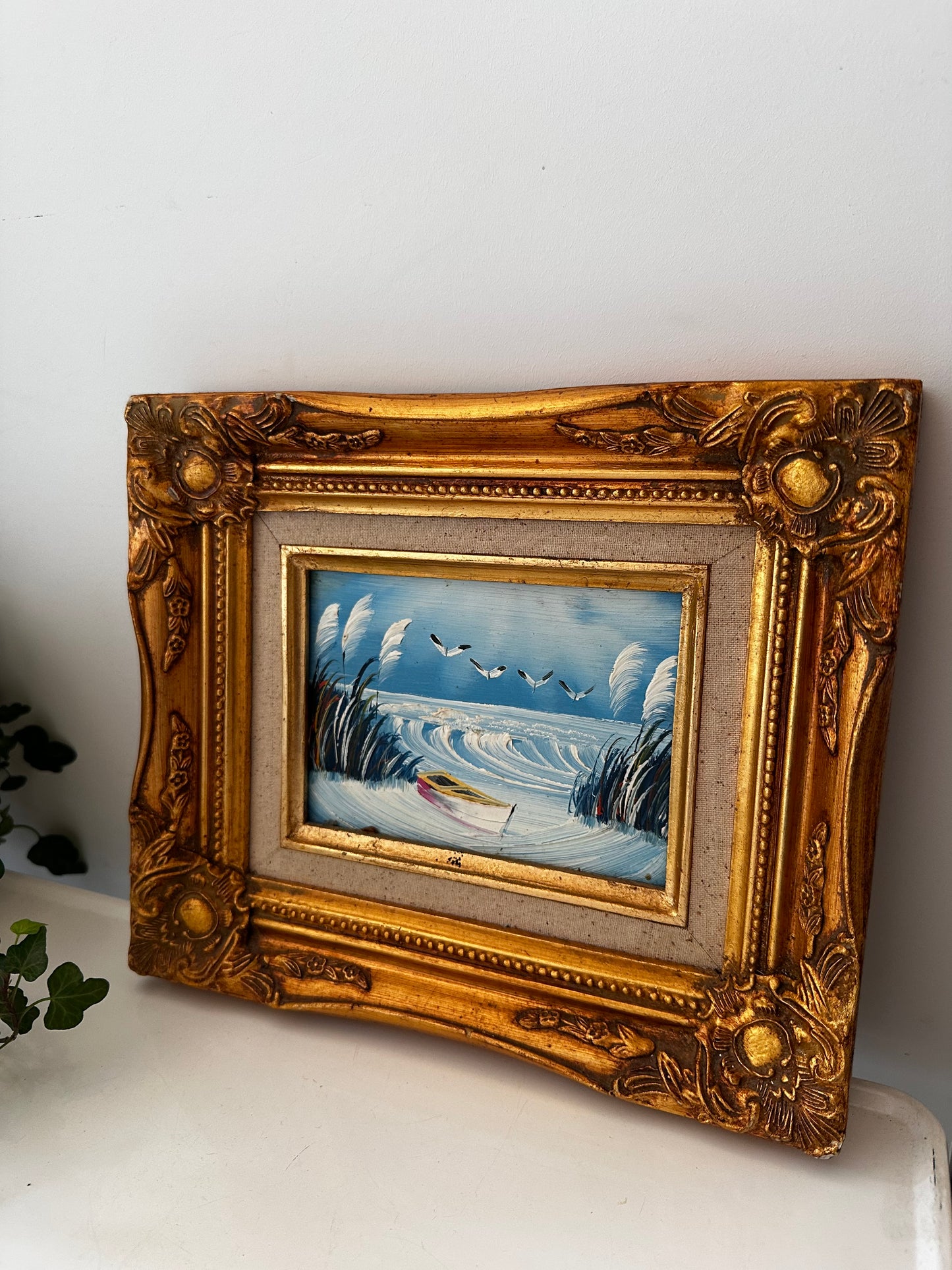 Barok lijstje met schilderijtje