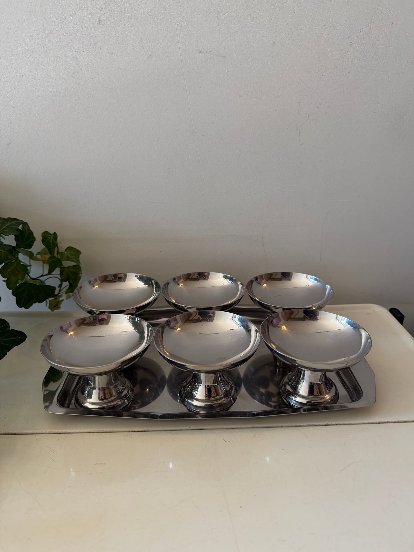 Set van 6 Chrome coupes