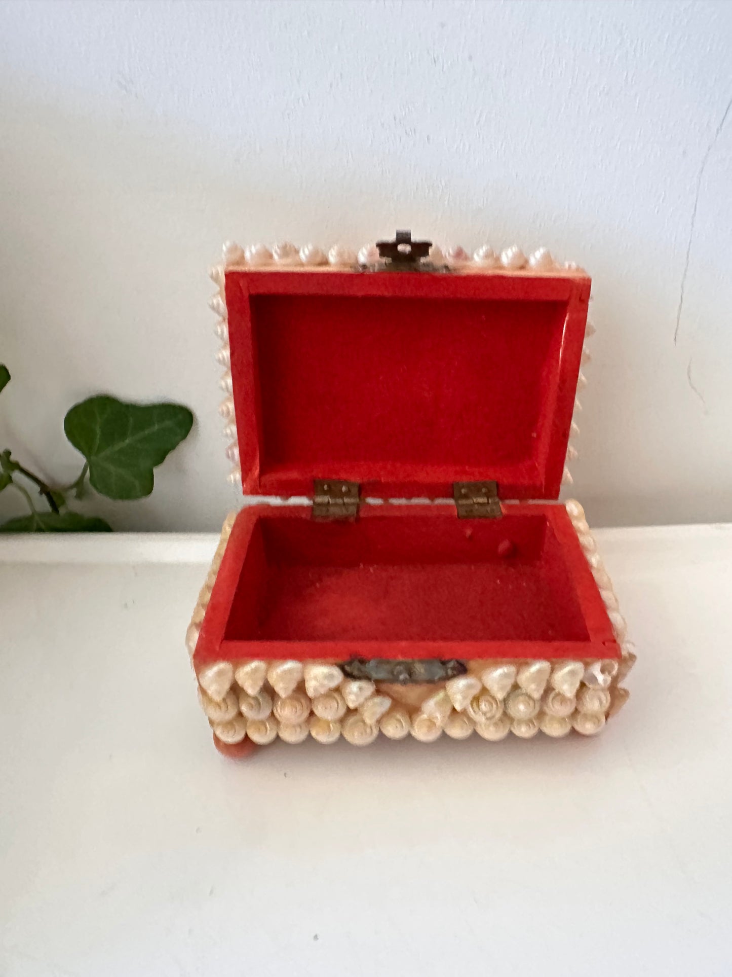 Vintage schelpendoosje