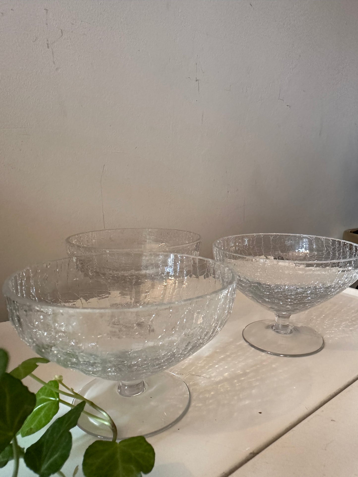 Set van 3 dessert schaaltjes