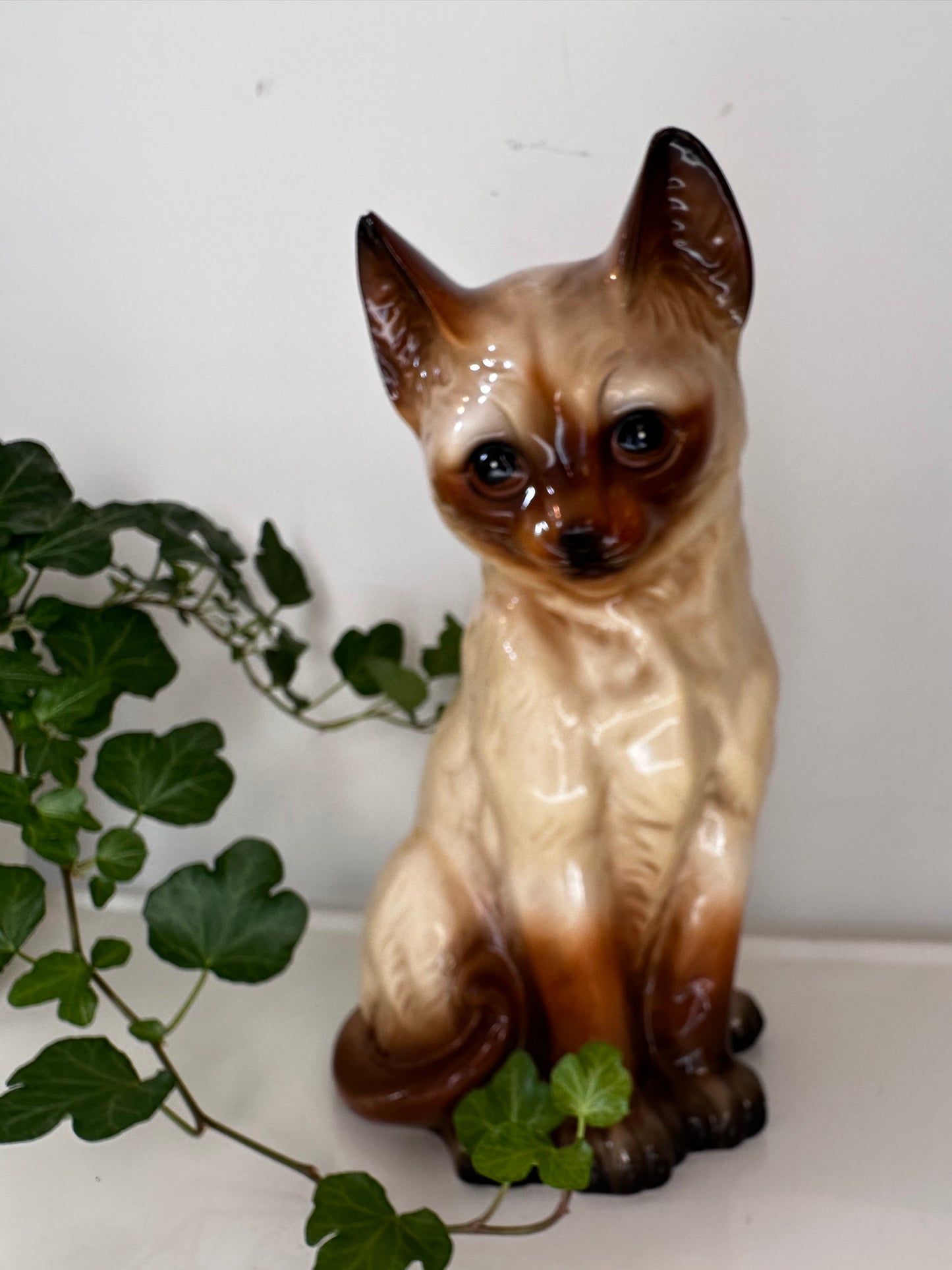 Porseleinen kat jaren 70 uit Italië