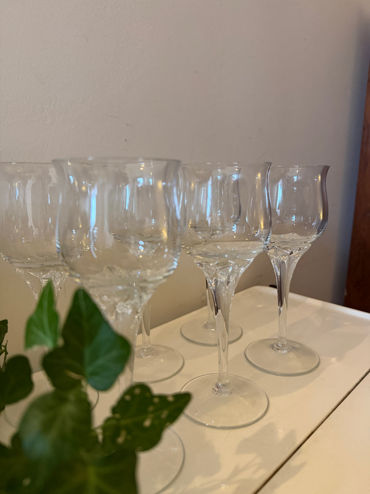Kristallen vintage glazen