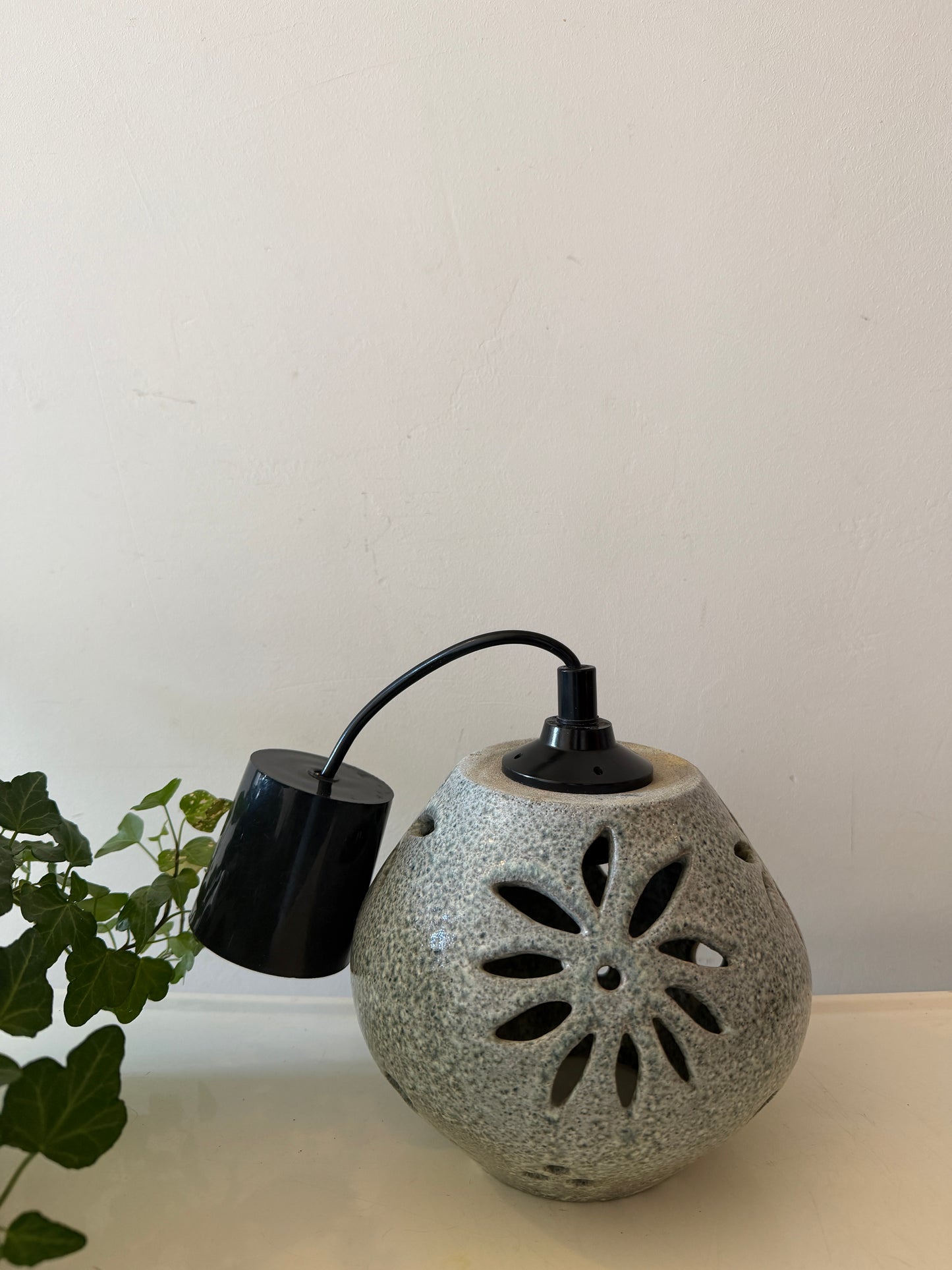 Keramieken jaren 70 hanglamp