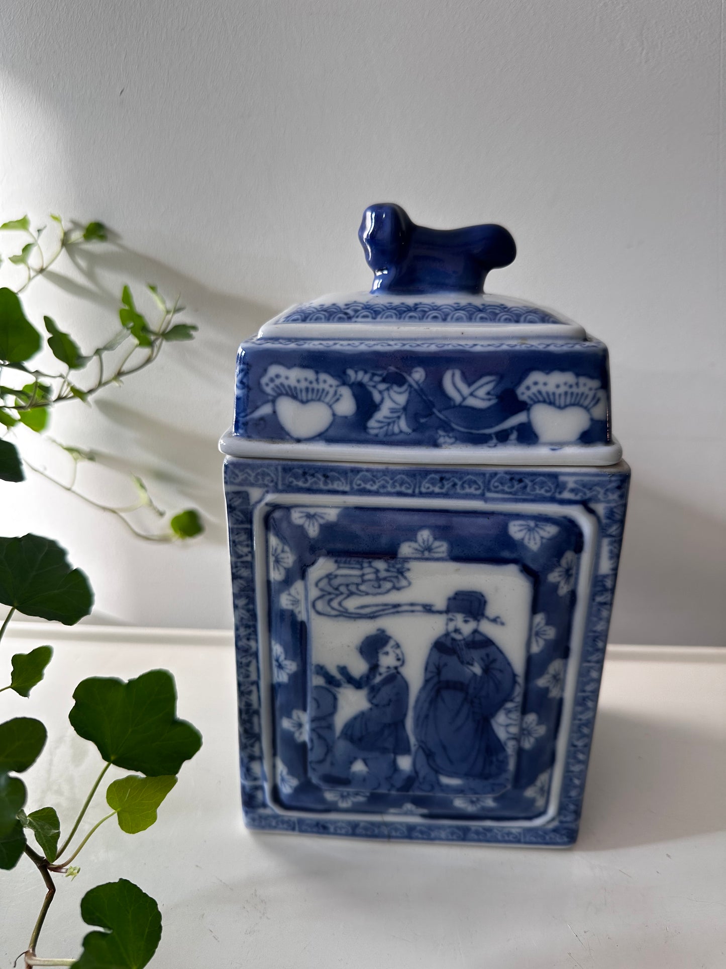 Gemberpot met deksel vintage