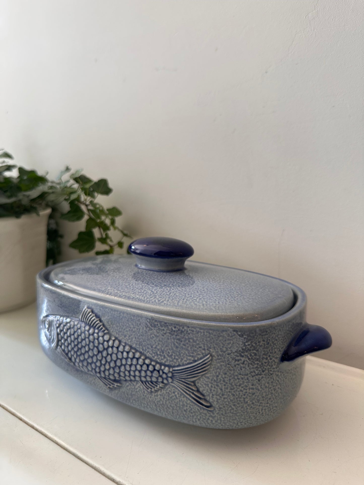 Ovenschaal visterrine keramiek vintage jaren 70