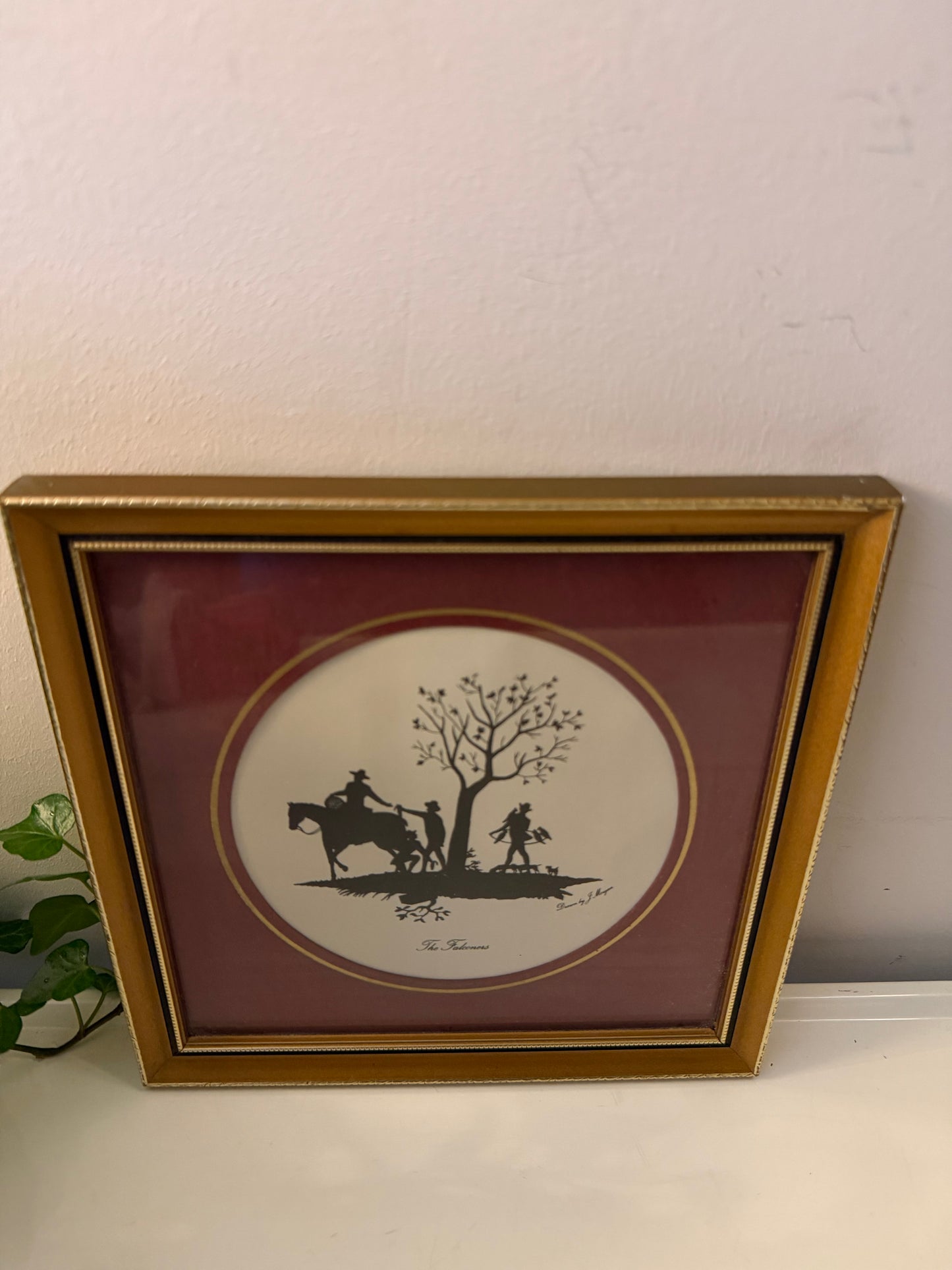 Silhouet prent The Falconers