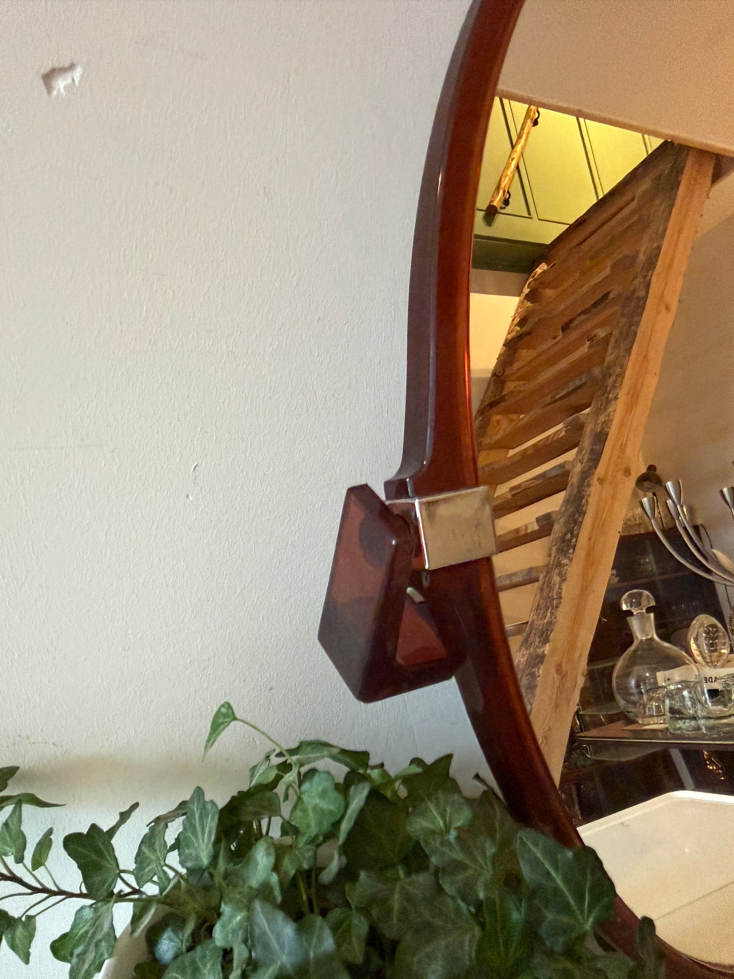 Mid Century Ovale Spiegel