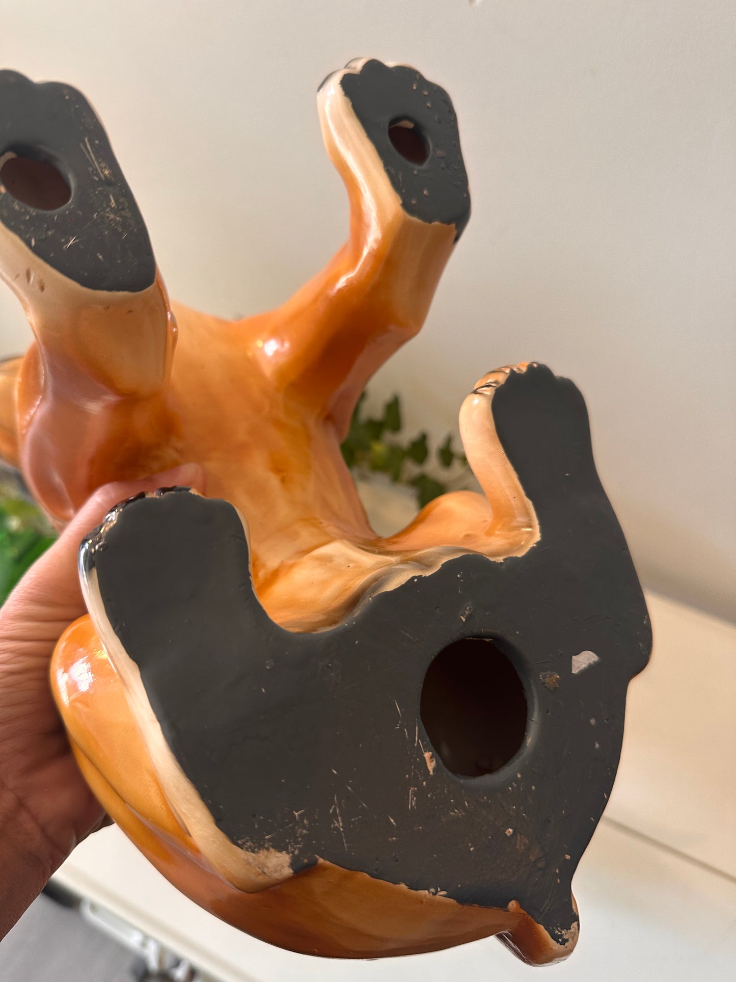 Keramieken beeld boxer hond