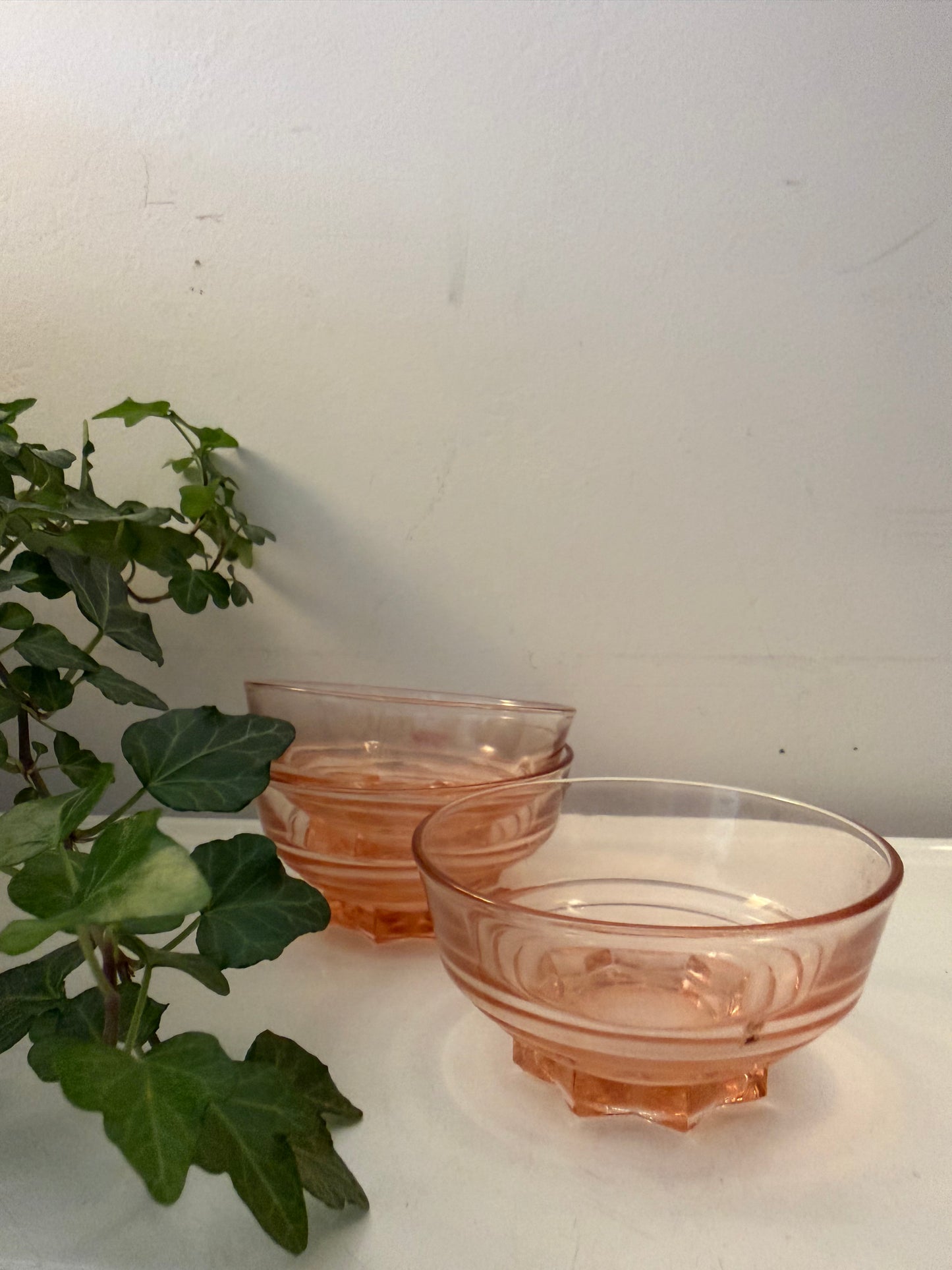 Set van 3 art deco schaaltjes