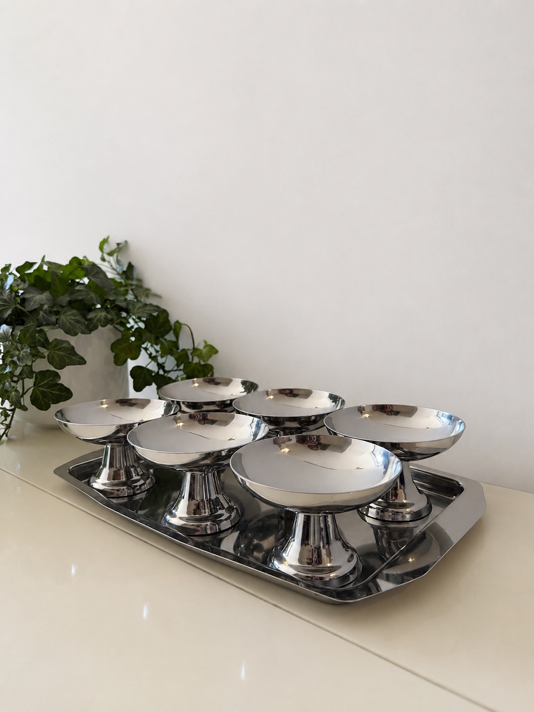 Set van 6 Chrome coupes