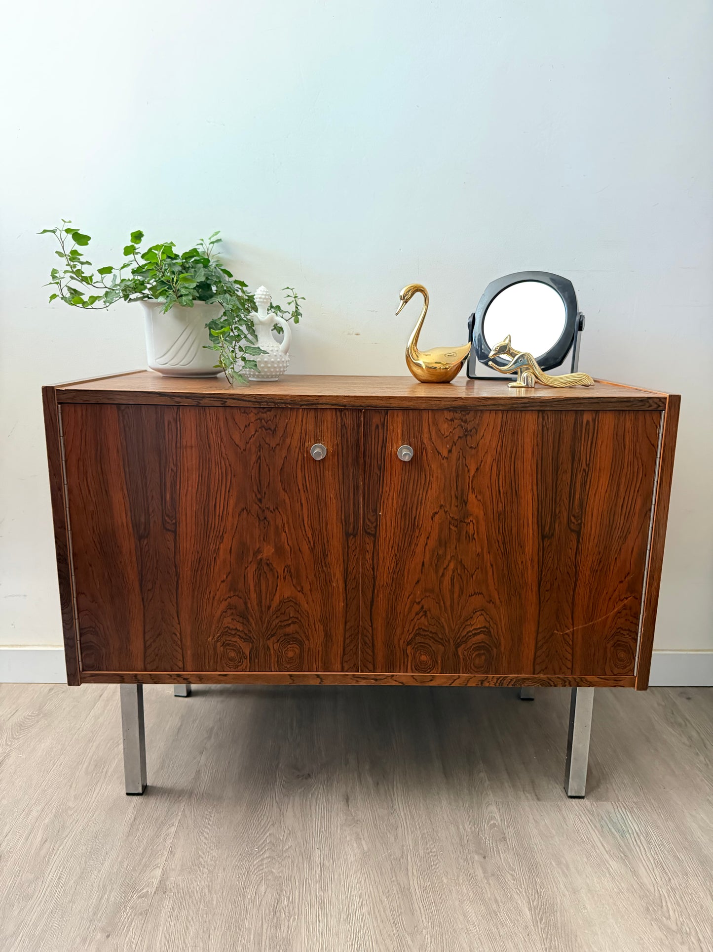 Palissander fineer kastje jaren 60