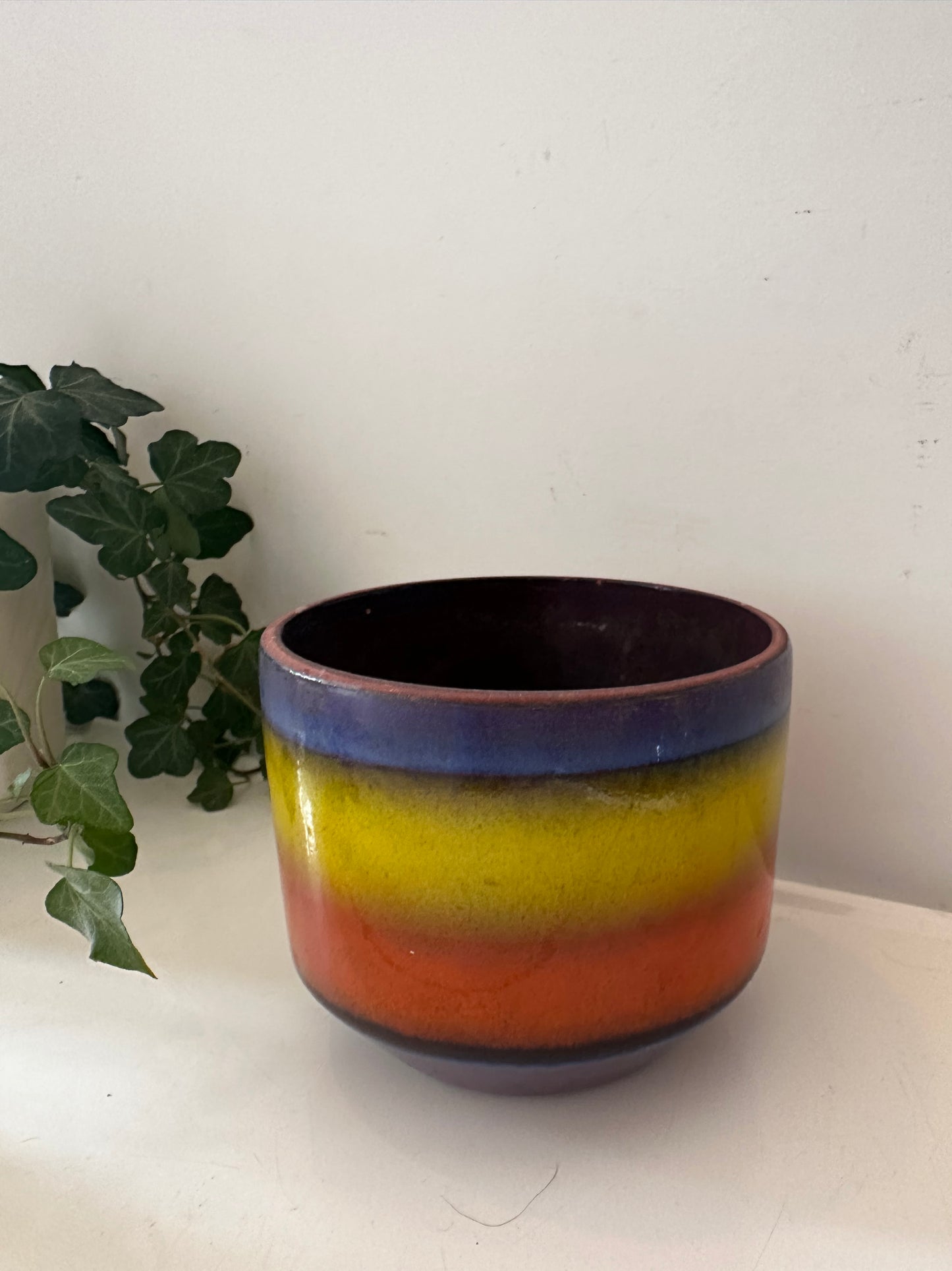 Keramieken jaren 70 bloempot