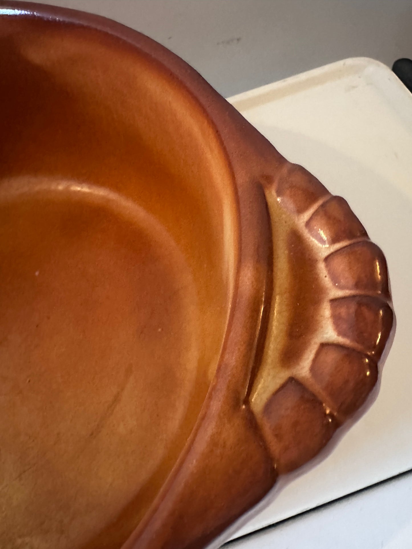 Keramieken jaren 70 ovenschaal