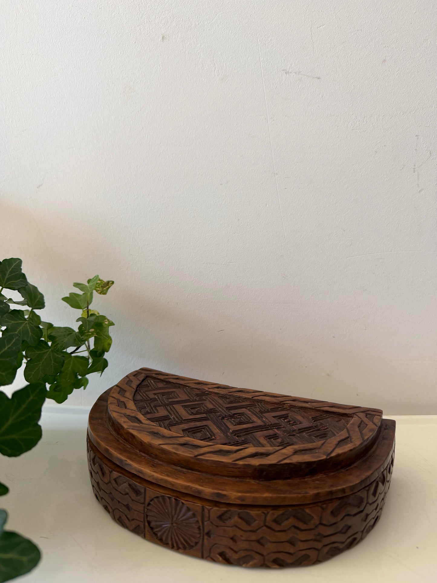 Houten bewaardoos