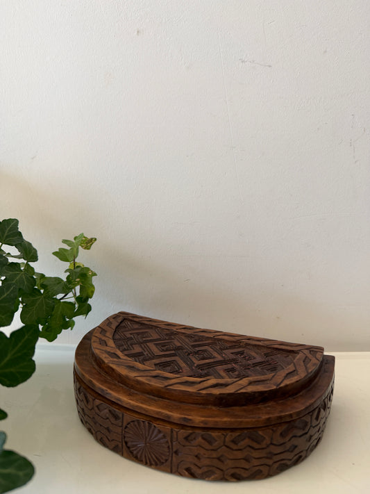 Houten bewaardoos