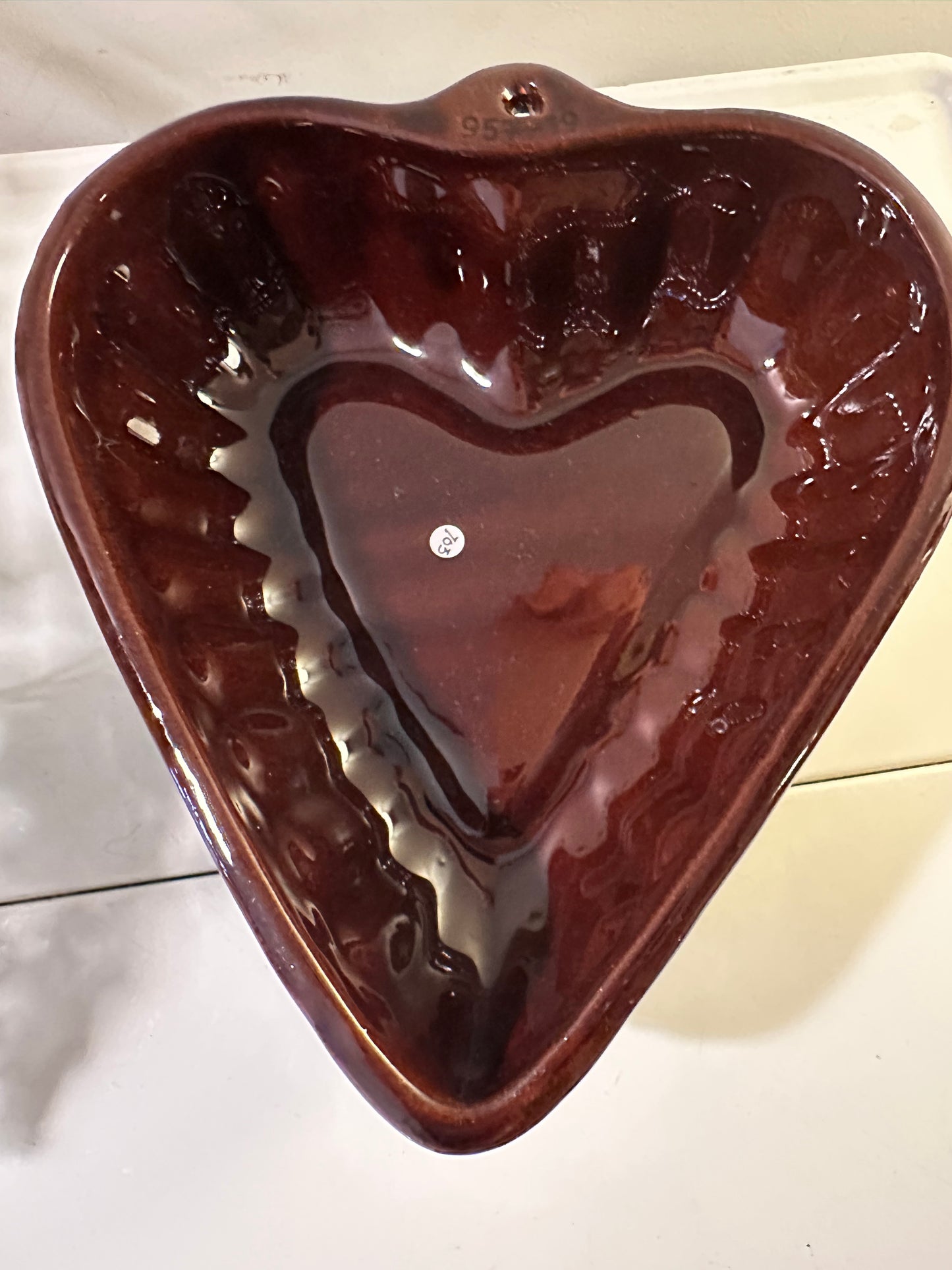 Keramieken hartvormige bakvorm