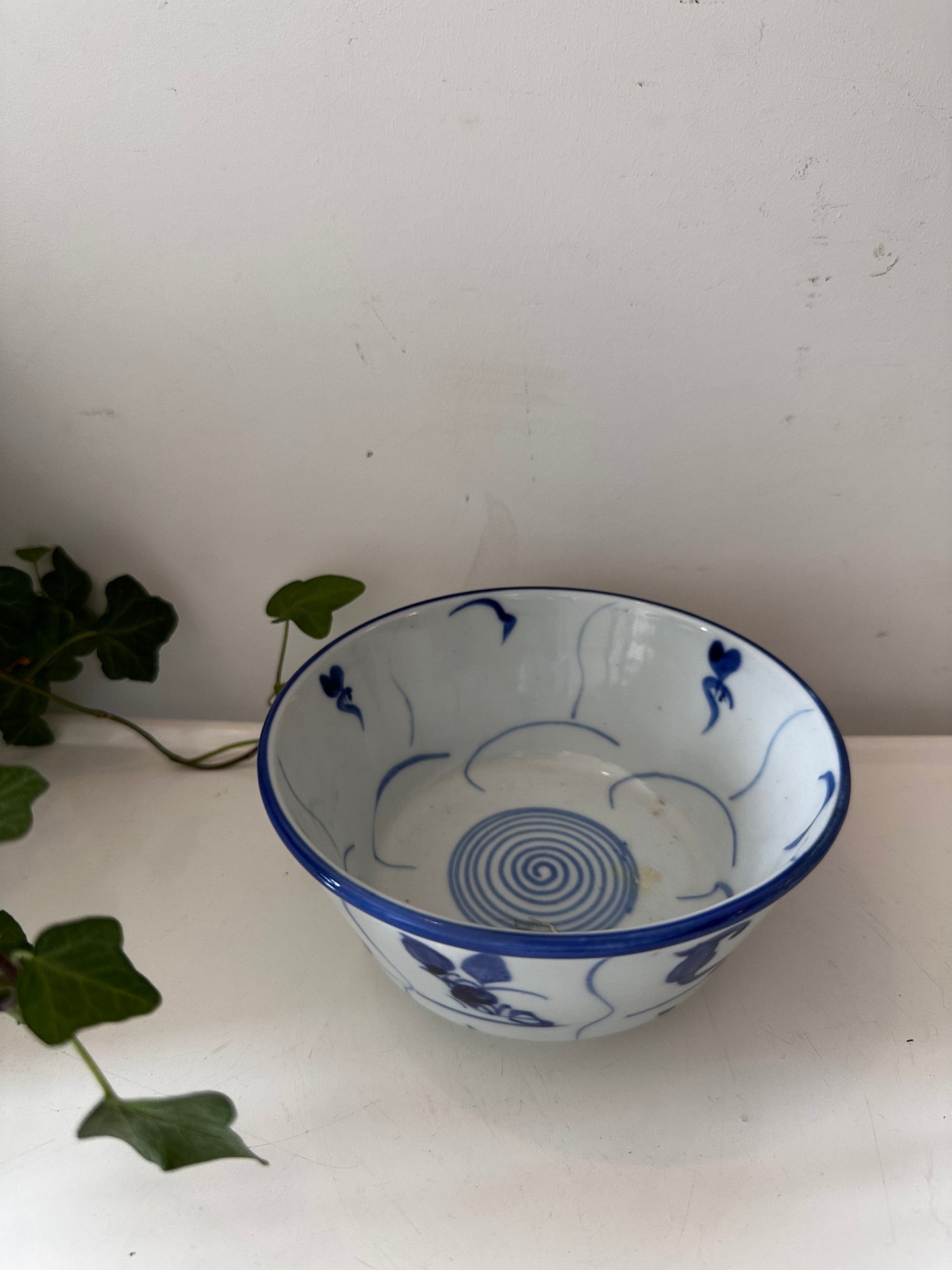 Blauw wit porseleinen schaaltje