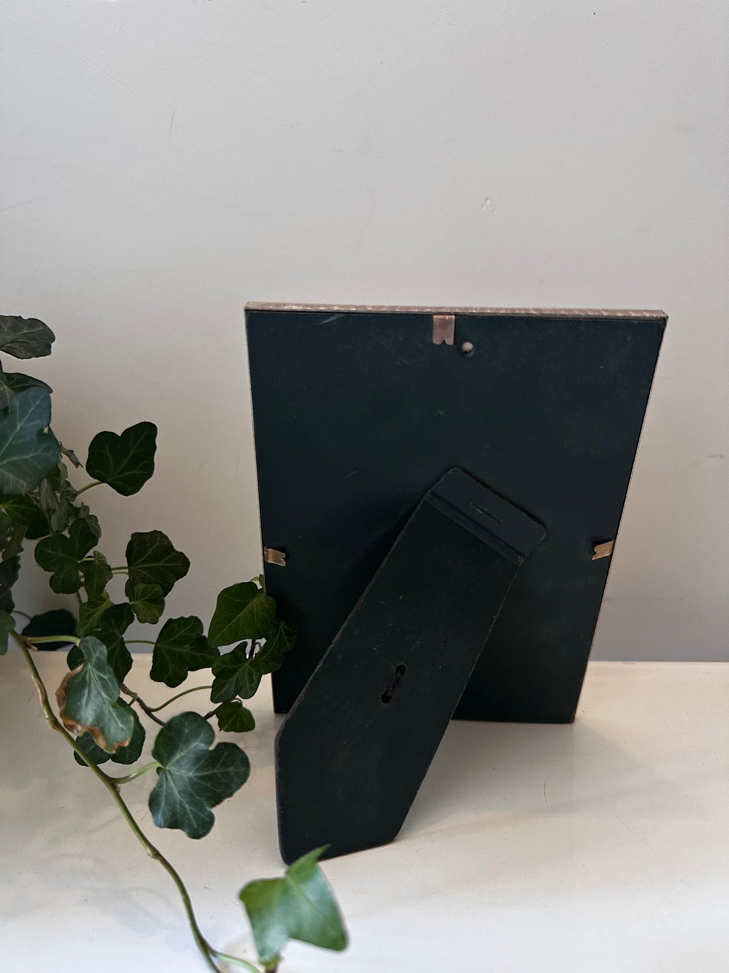 Vintage fotolijstje met zilverkleurige omlijsting