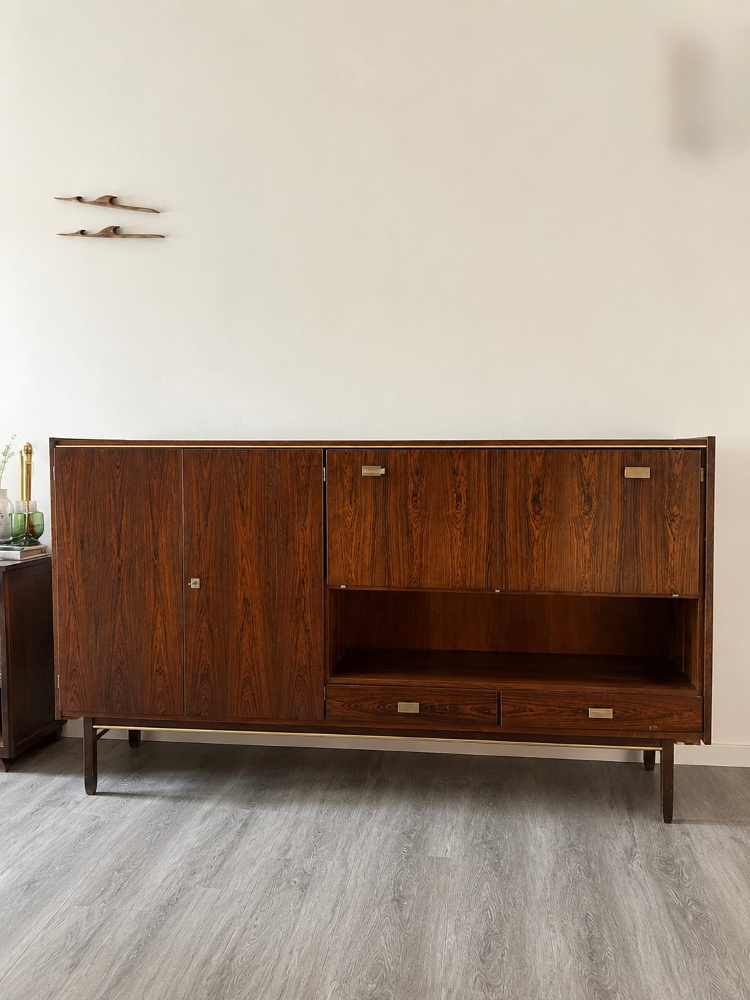Mid Century Low Board kast