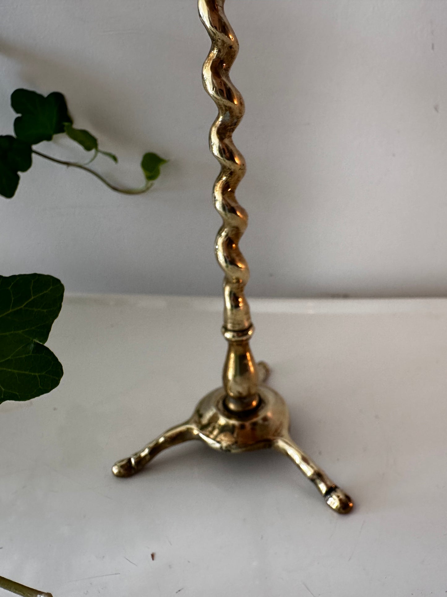 Vintage messing kandelaar