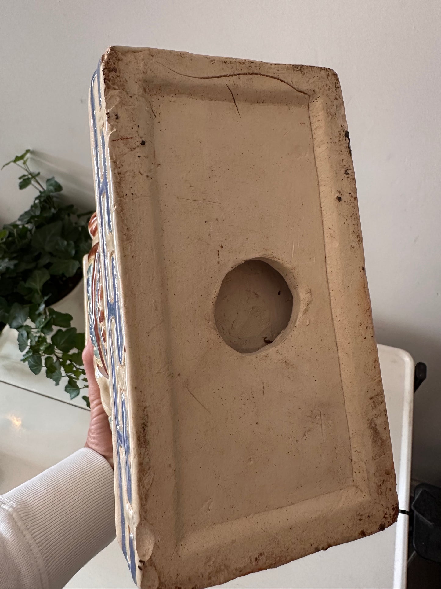 Keramieken plantentafeltje olifant