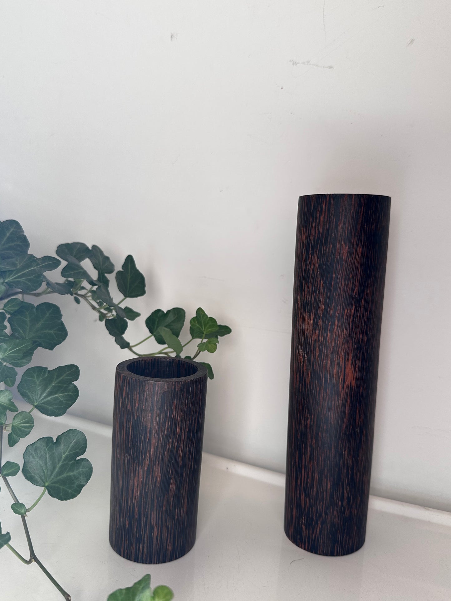 Deens design houten kandelaar set