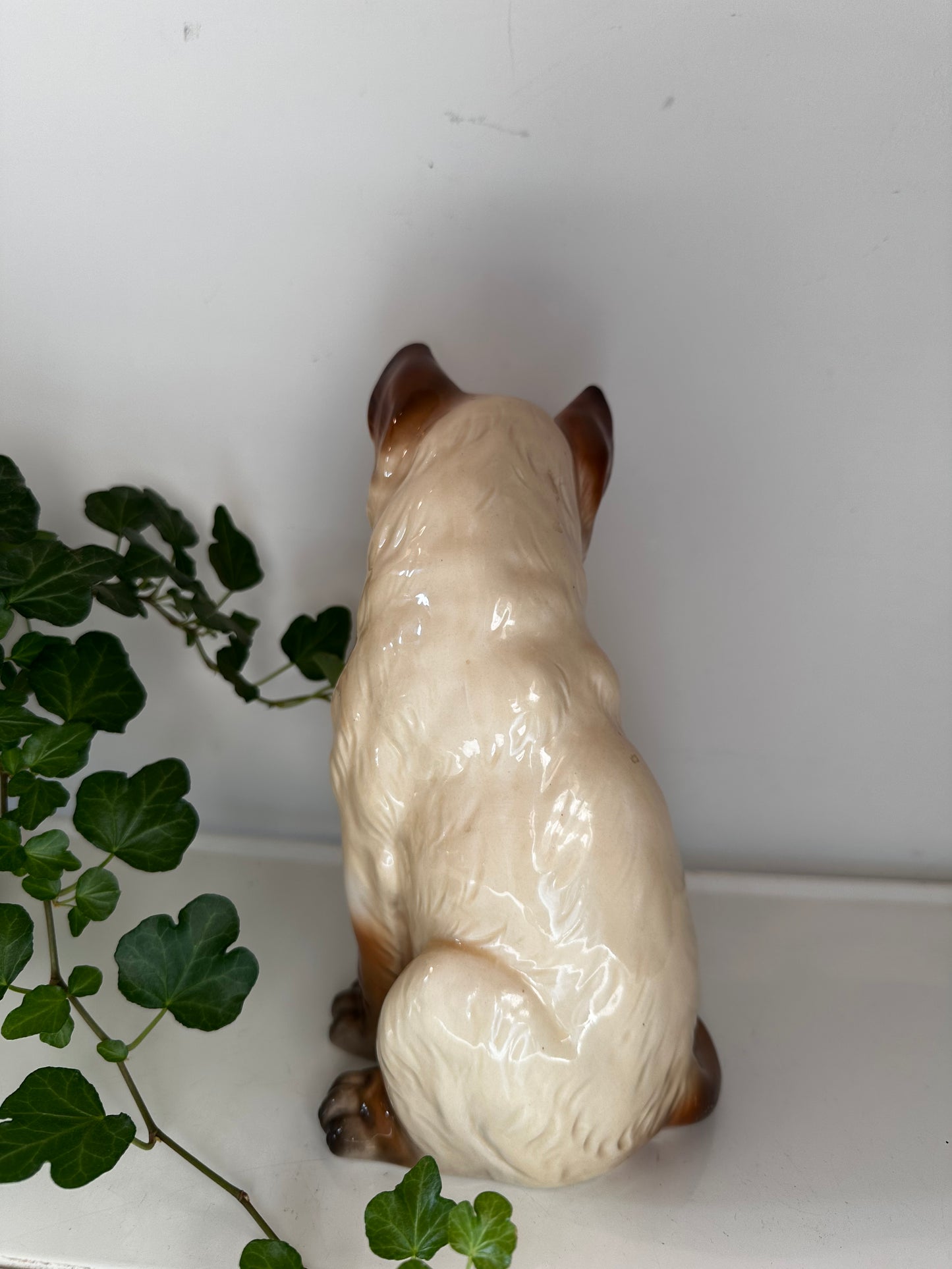 Porseleinen kat jaren 70 uit Italië