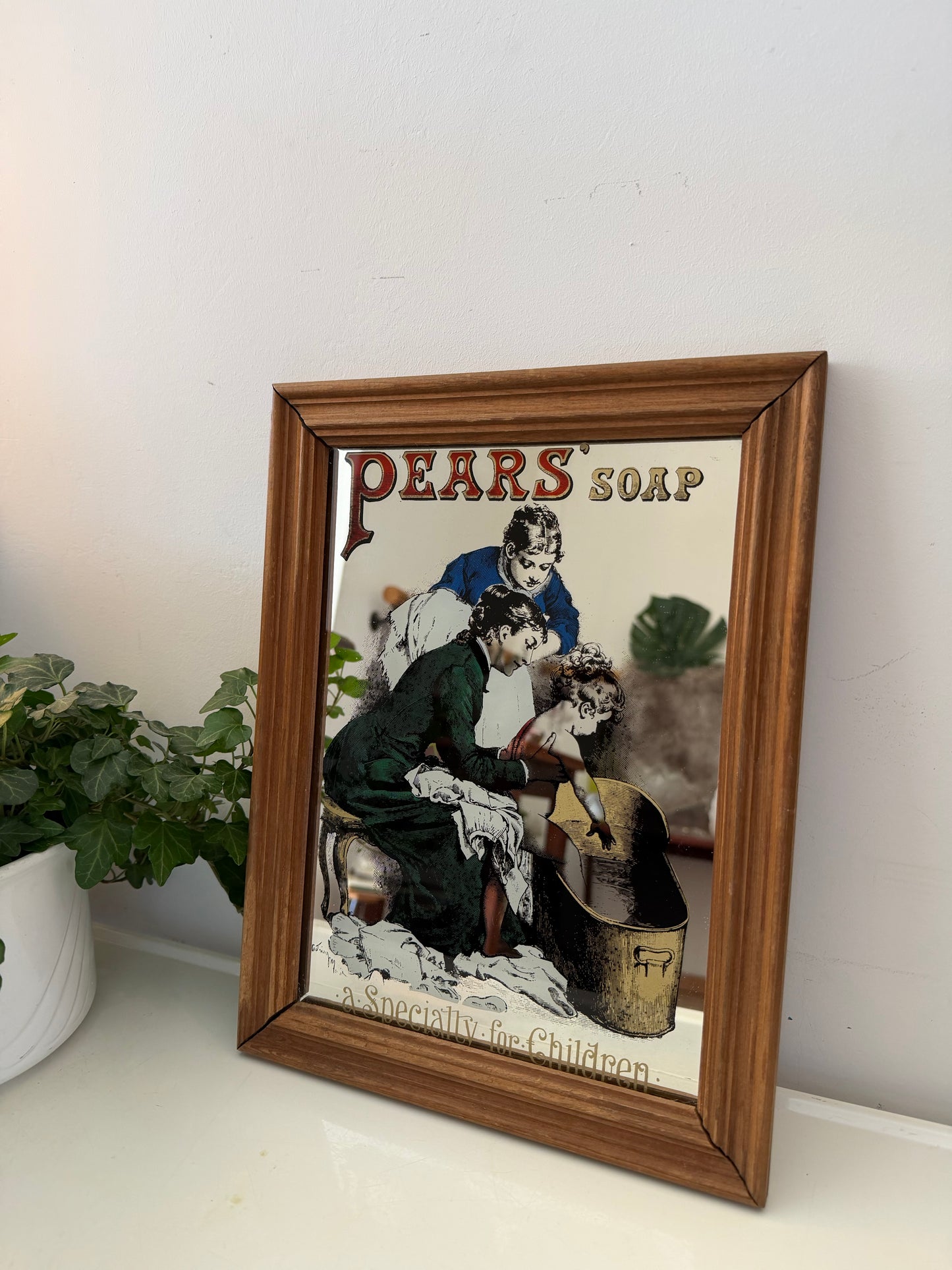 Pears’Soap reclame spiegel