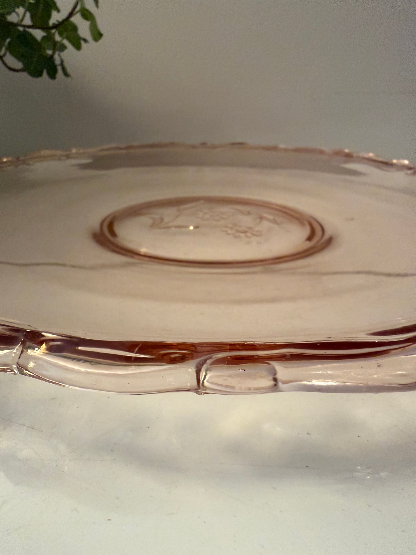 Art Deco persglazen schaal