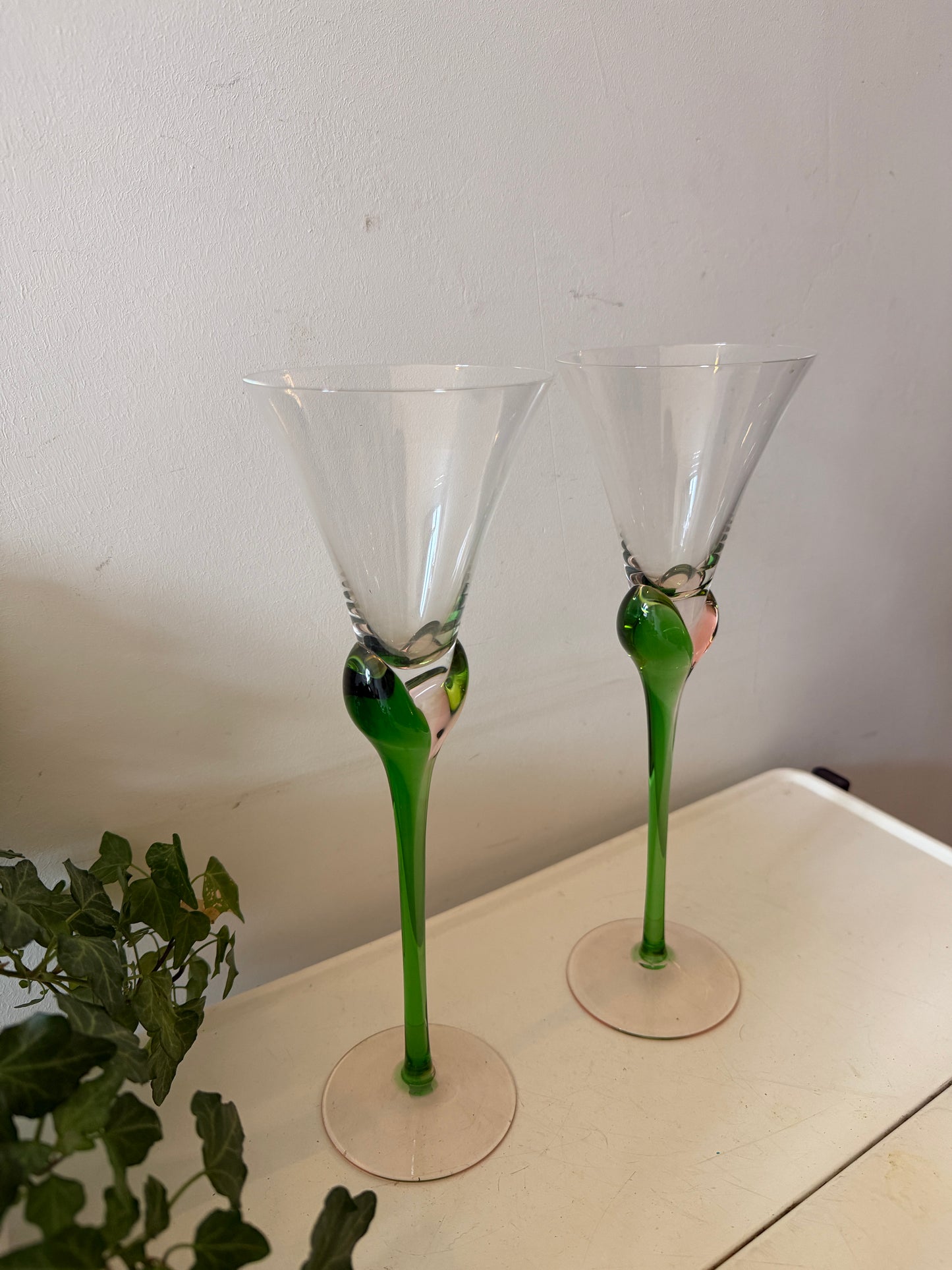Boheems Kristal Tulip Champagne flutes