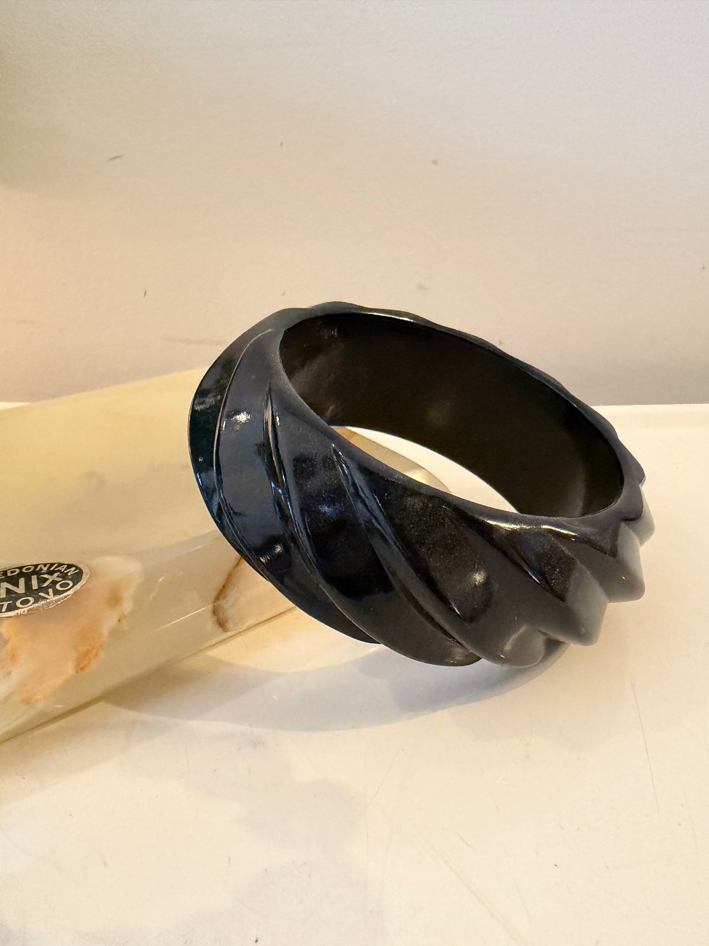 Chunky armband zwart