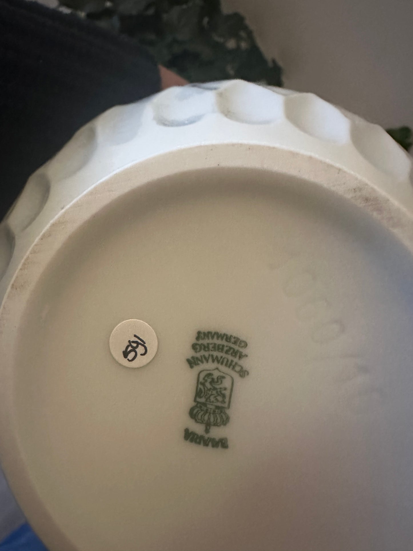 Arzberg porseleinen vaas wit