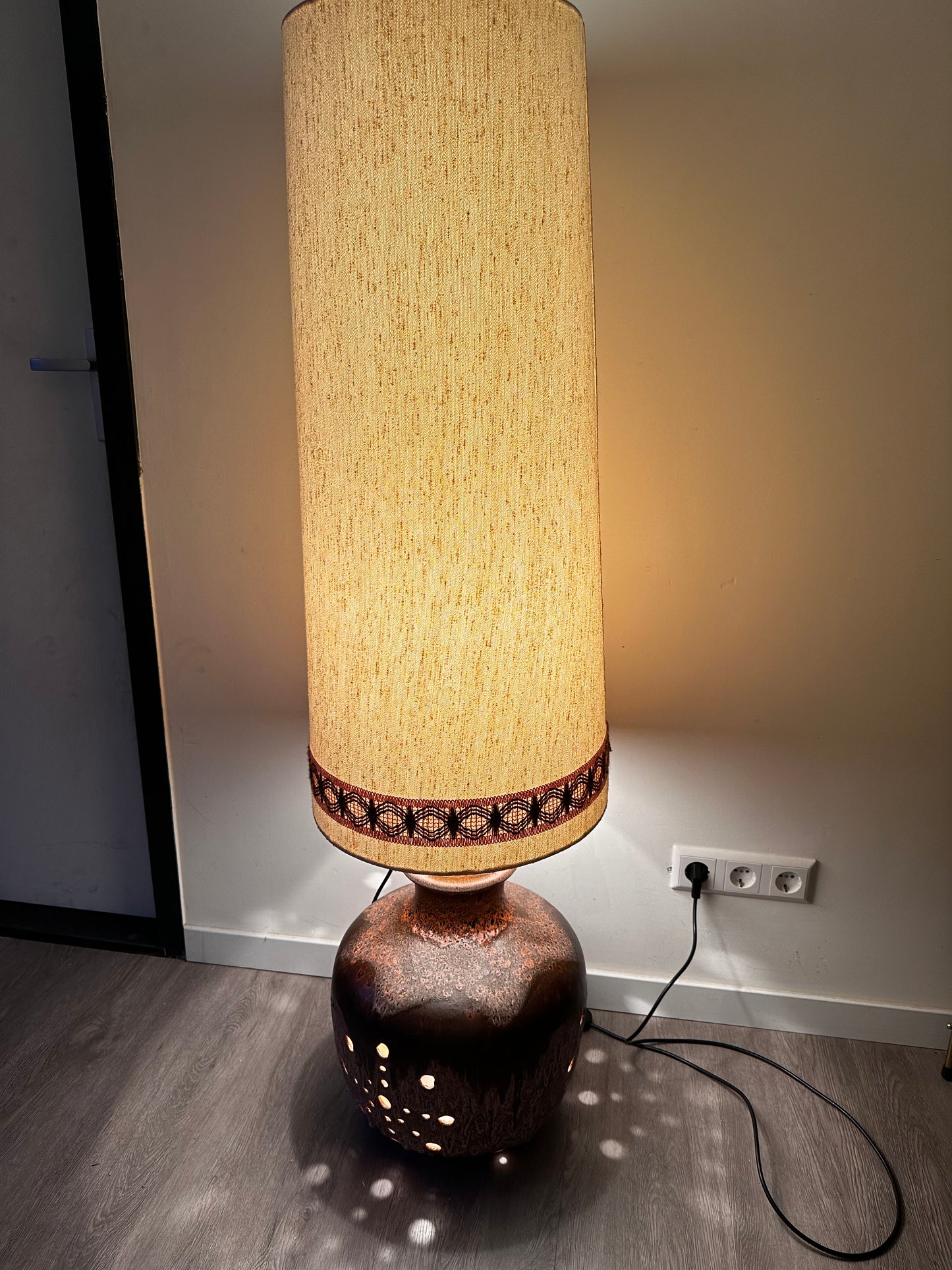 Fat Lava Vloerlamp keramiek jaren 60/70