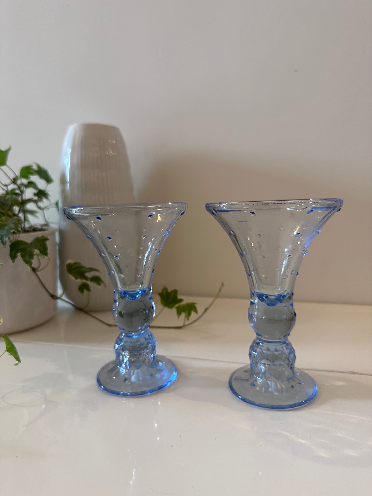 2 wijnglazen persglas