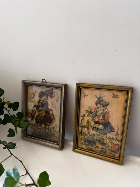 2 Prentjes in lijstje