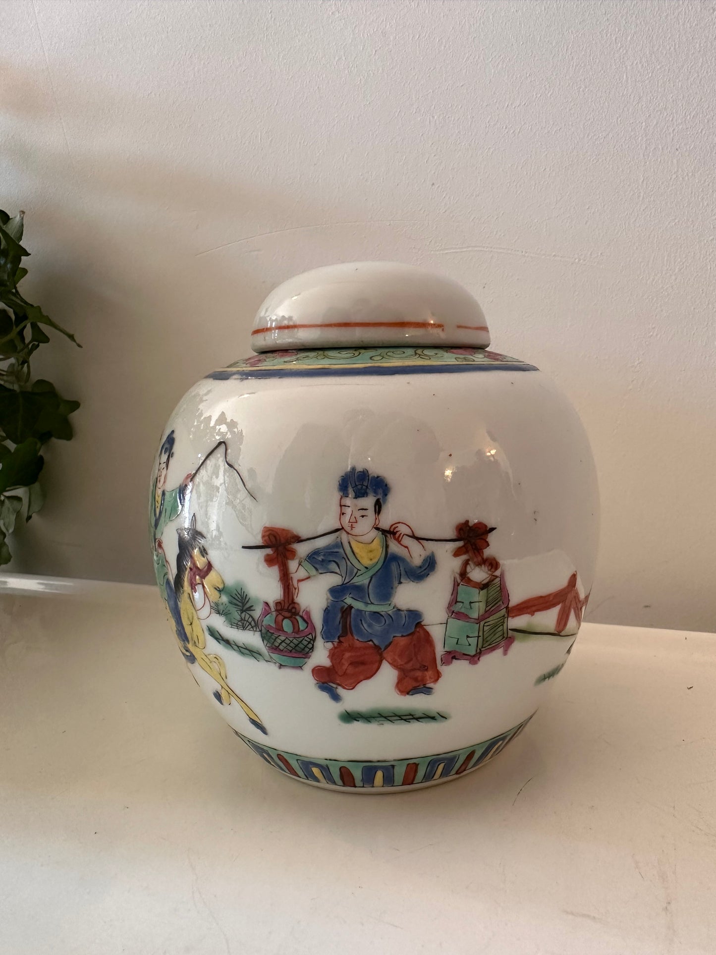 Chinees porseleinen gemberpot