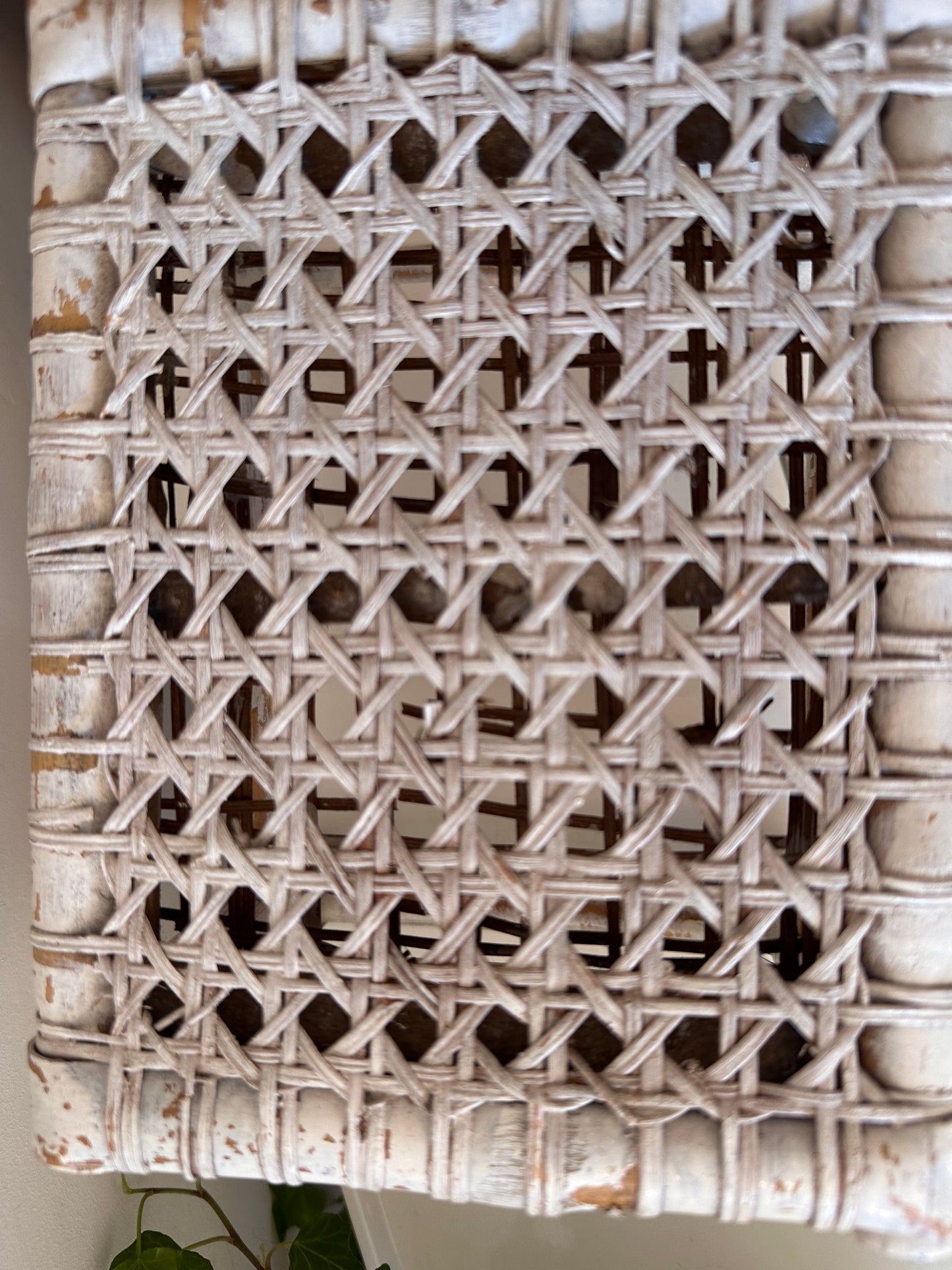 Rotan vintage bijzettafeltje